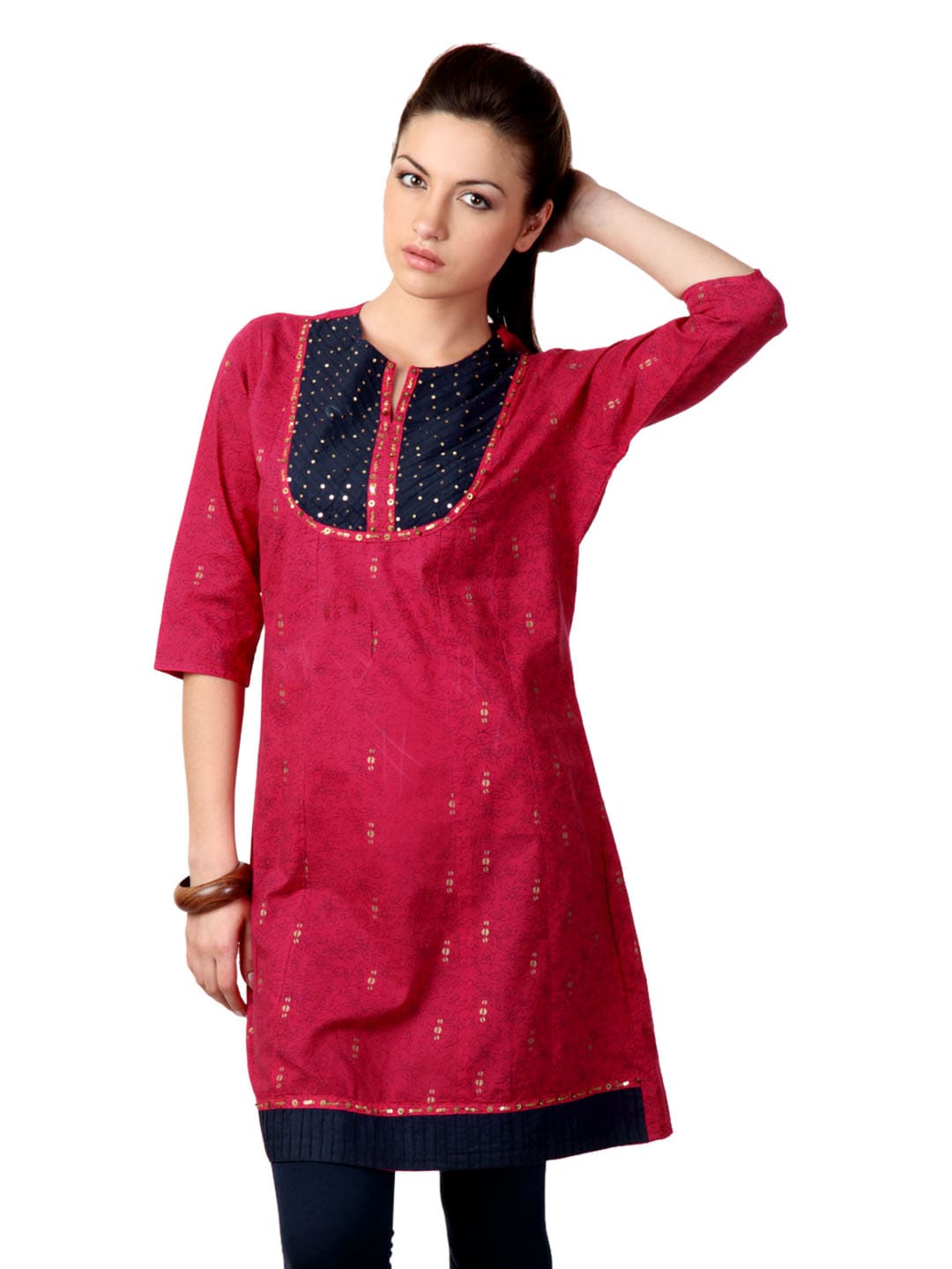 Mother Earth Women Pink Kurta