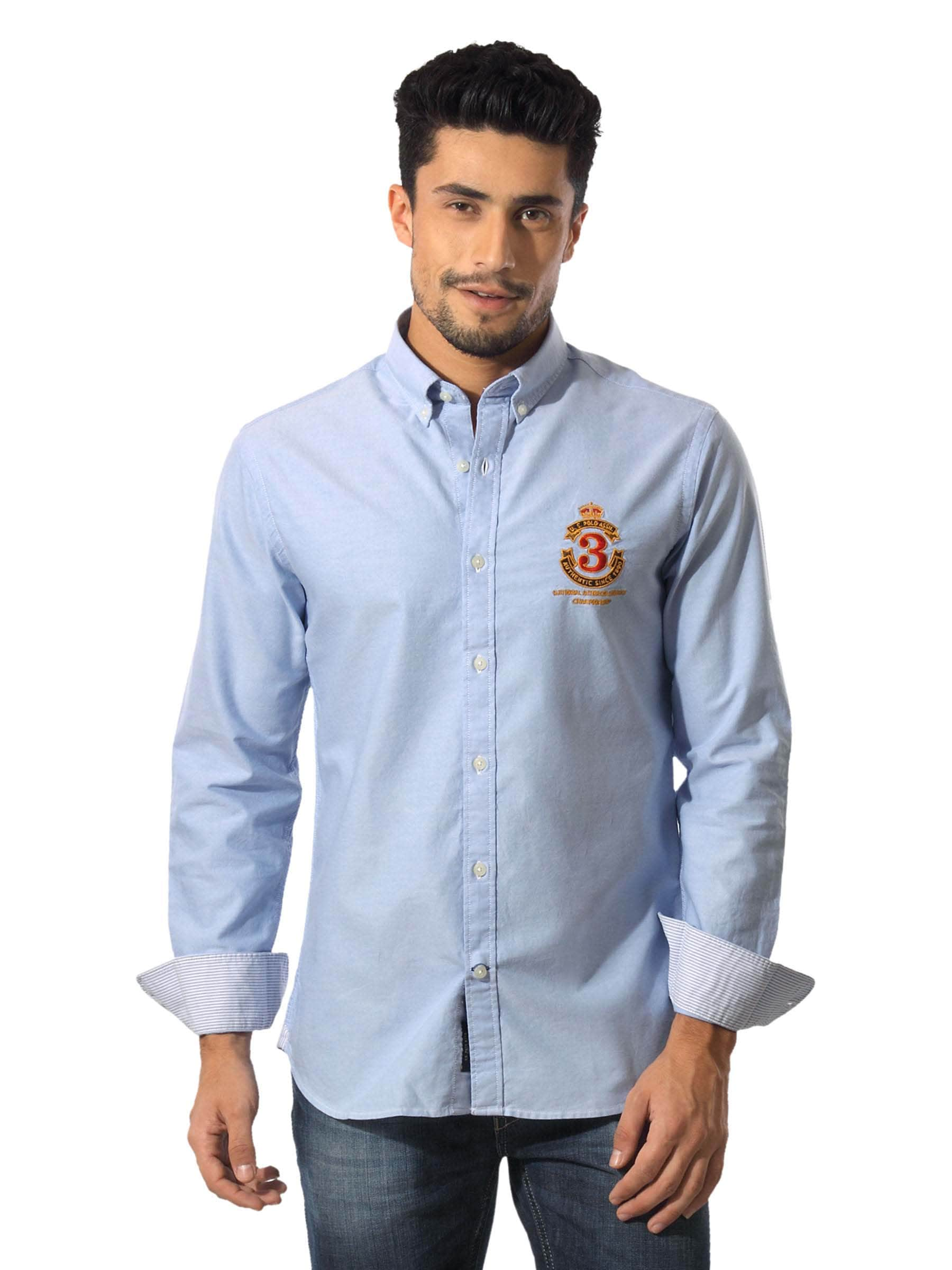 U.S.Polo Assn. Men Blue Shirt