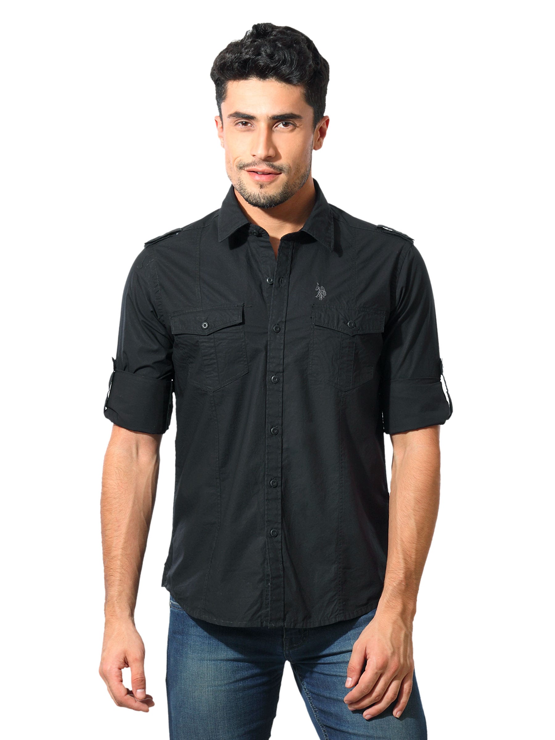 U.S. Polo Assn. Denim Co. Men Black Shirt