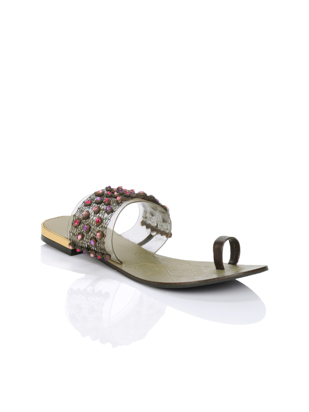 Catwalk Women Gold Flats