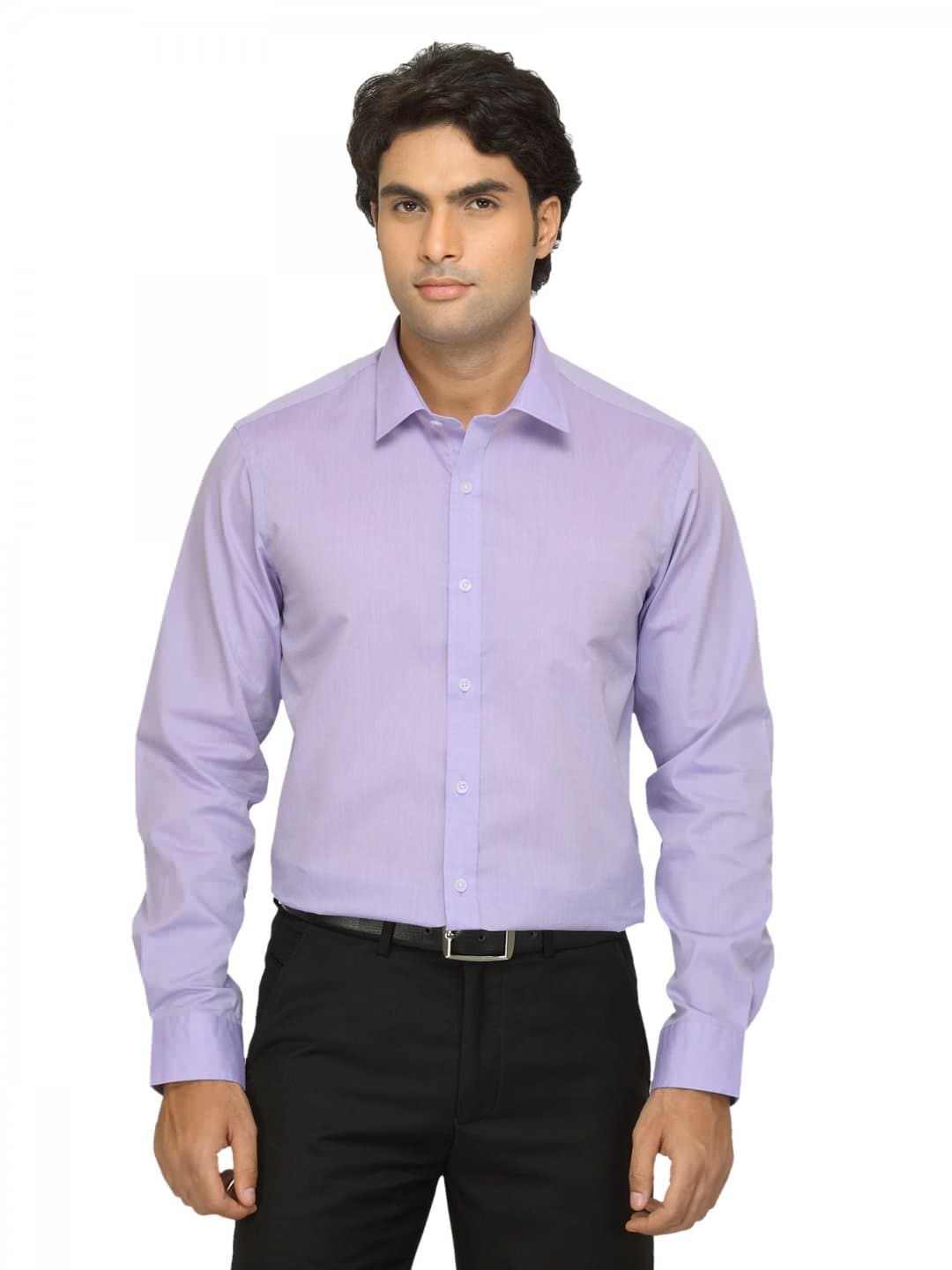 Arrow New York Men Lavender Slim Fit Shirt