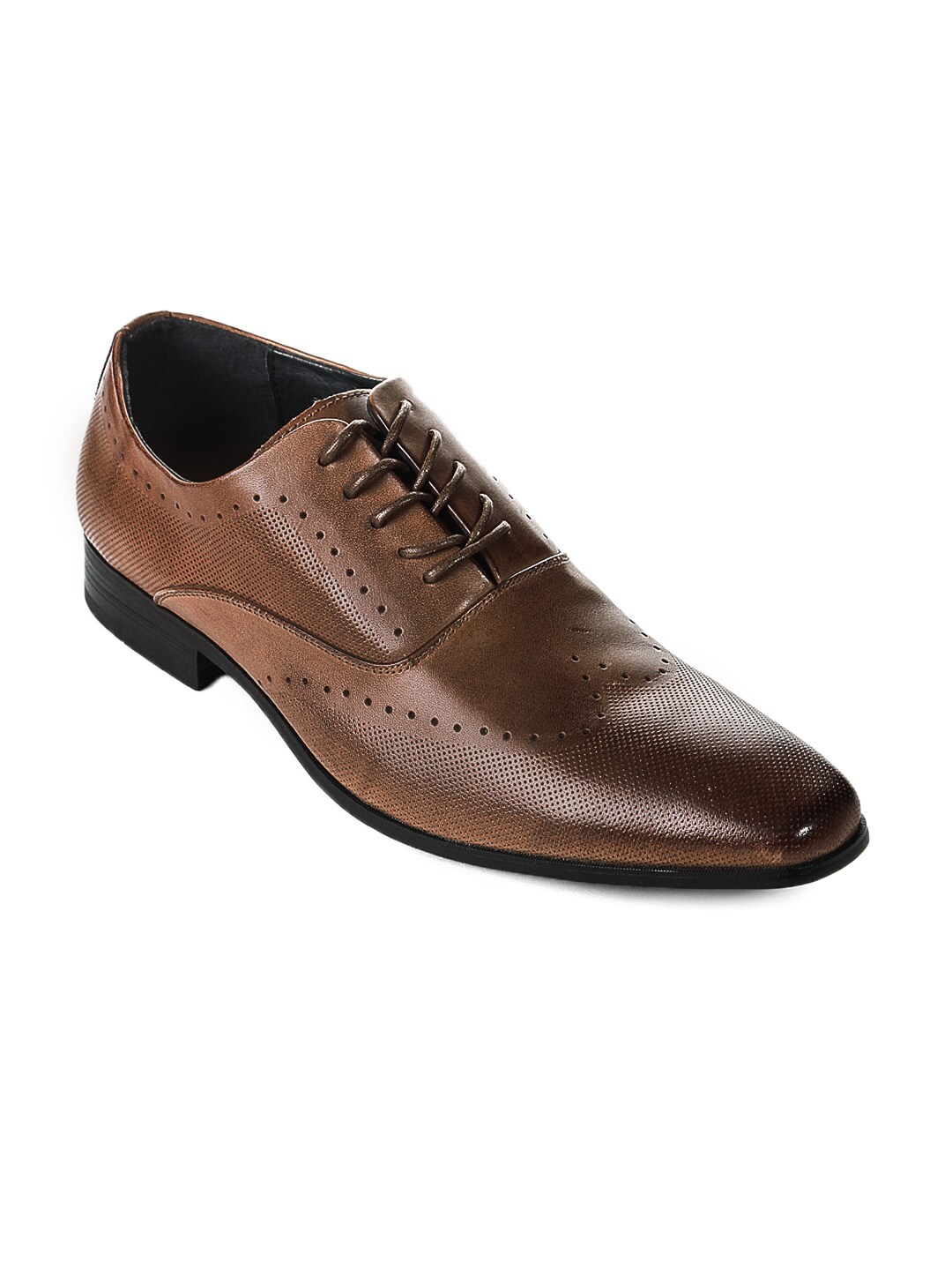 Homme Men Brown Formal Oxford Shoes