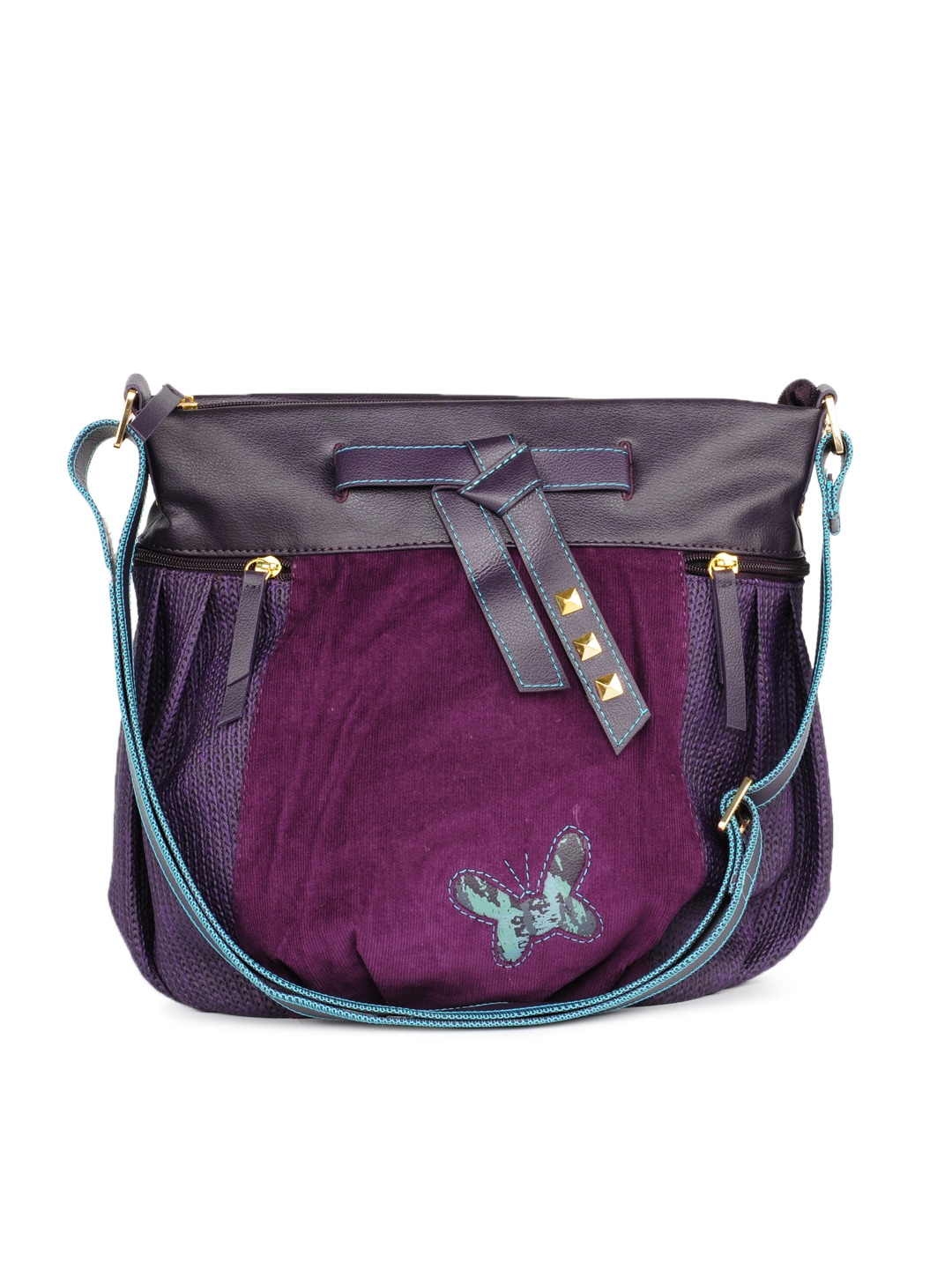 Baggit Women Butterfly Taj Purple Handbag