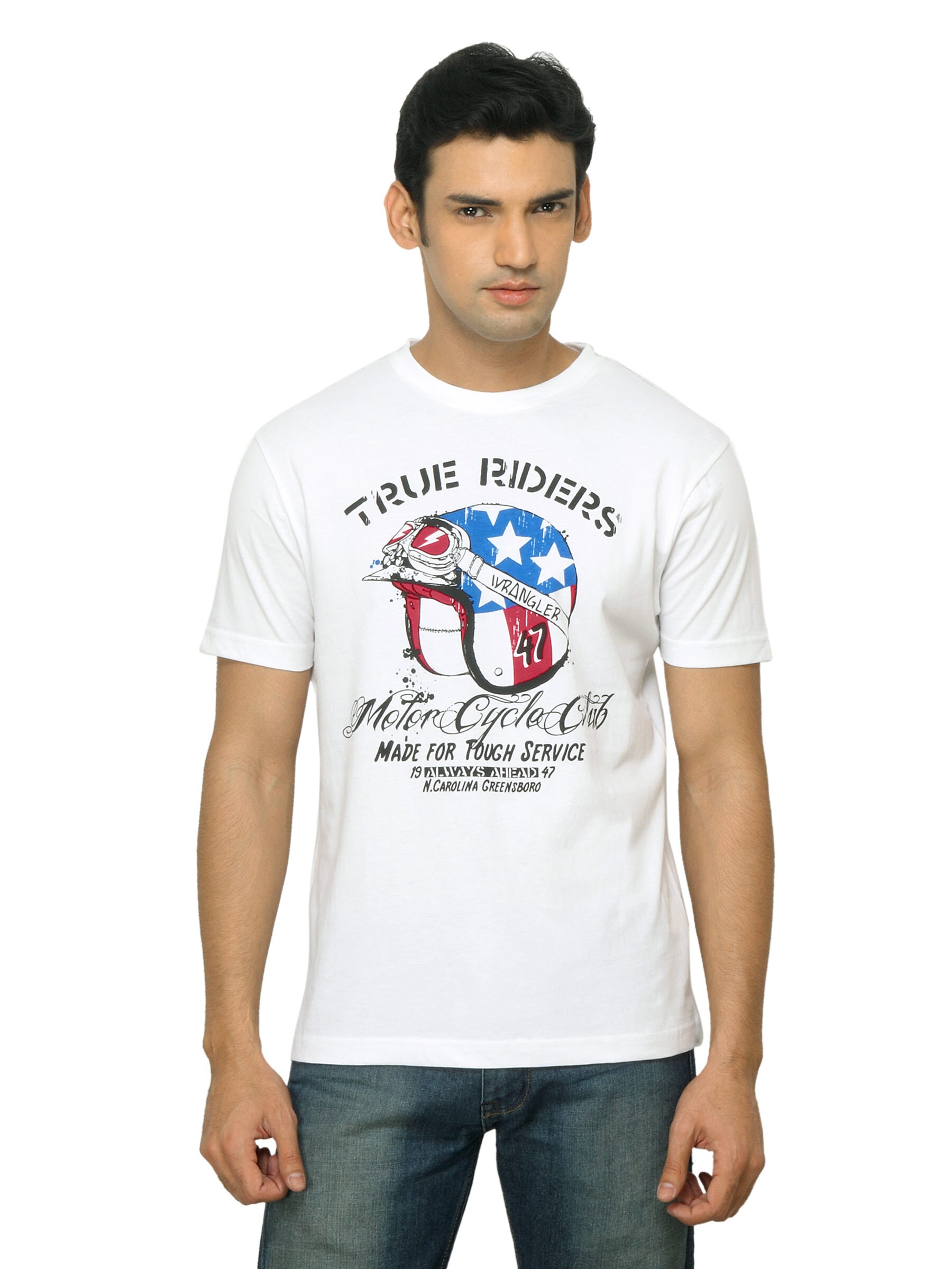 Wrangler Men True Rider White T-shirt
