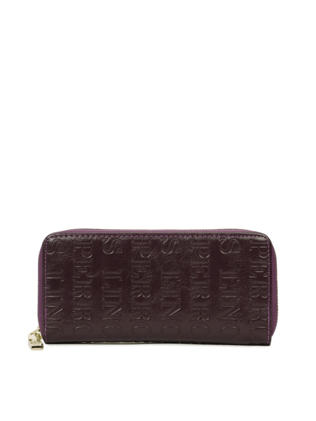 Lino Perros Women Leather Purple Wallet