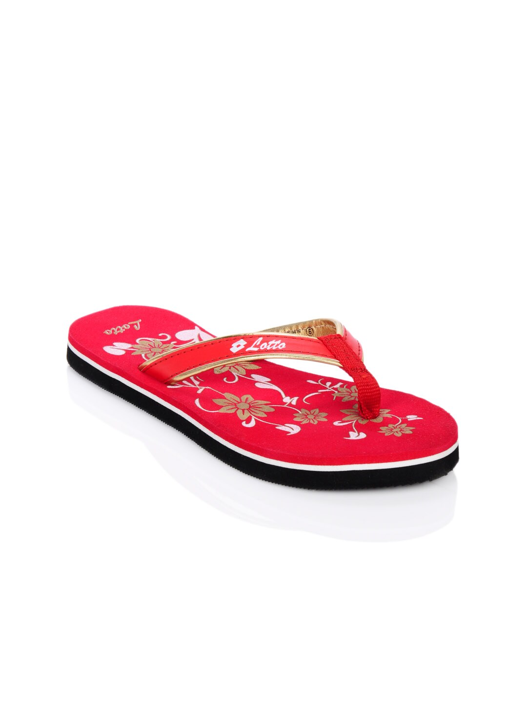 Lotto Women Red Flip Flops