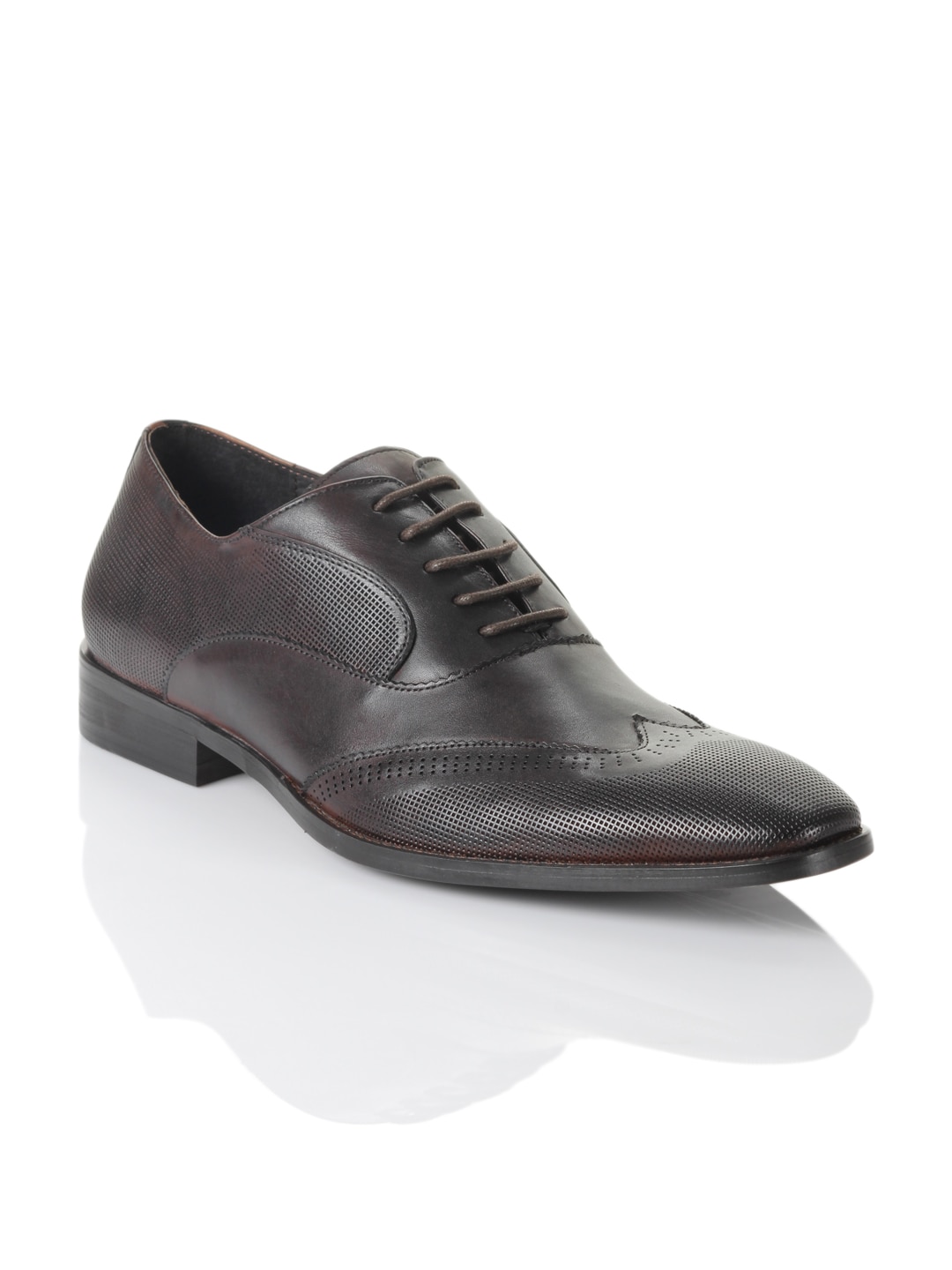 Cobblerz Men Brown Leather Formal Shoes