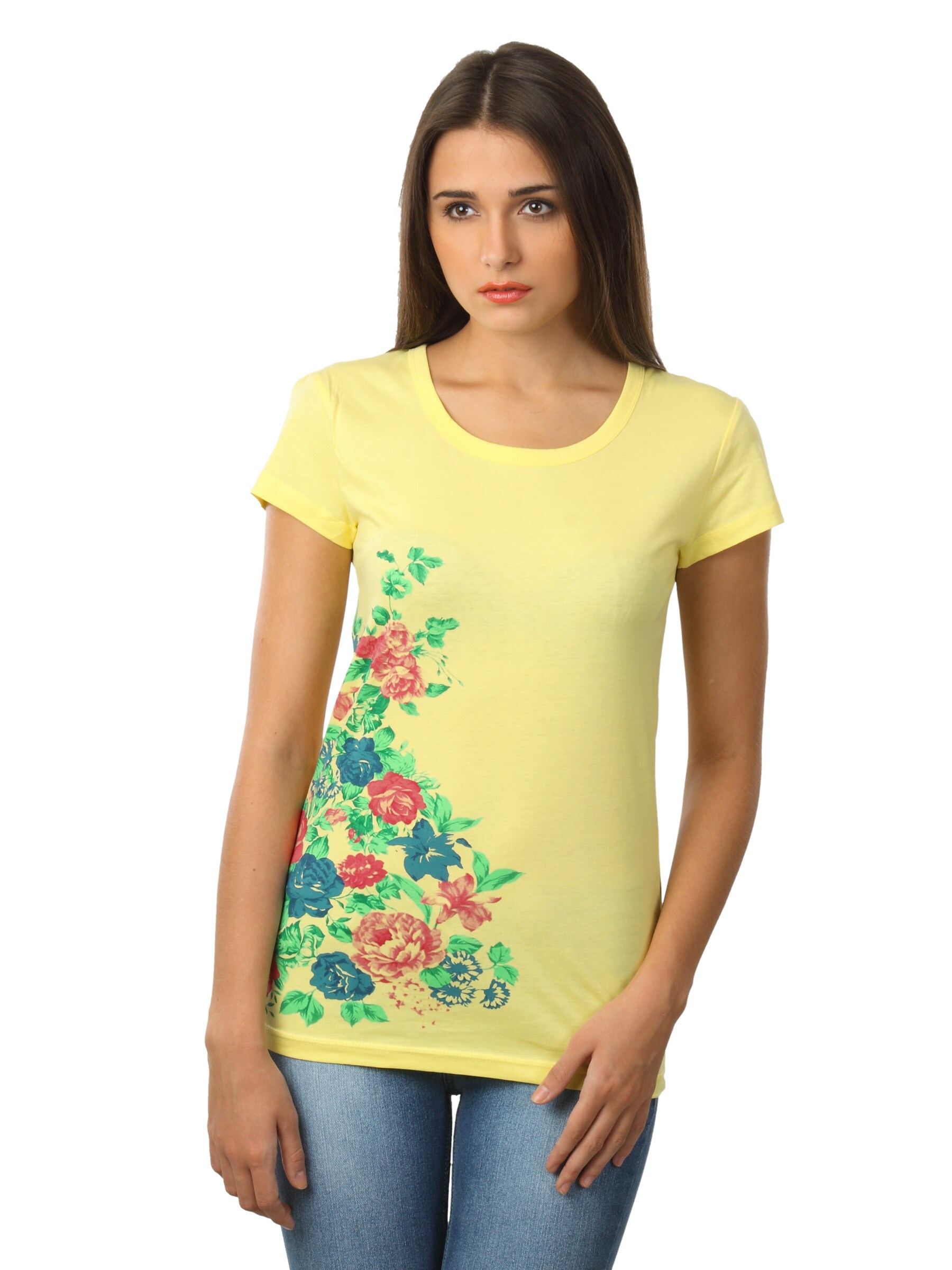 Vero Moda Women Viva Yellow Top