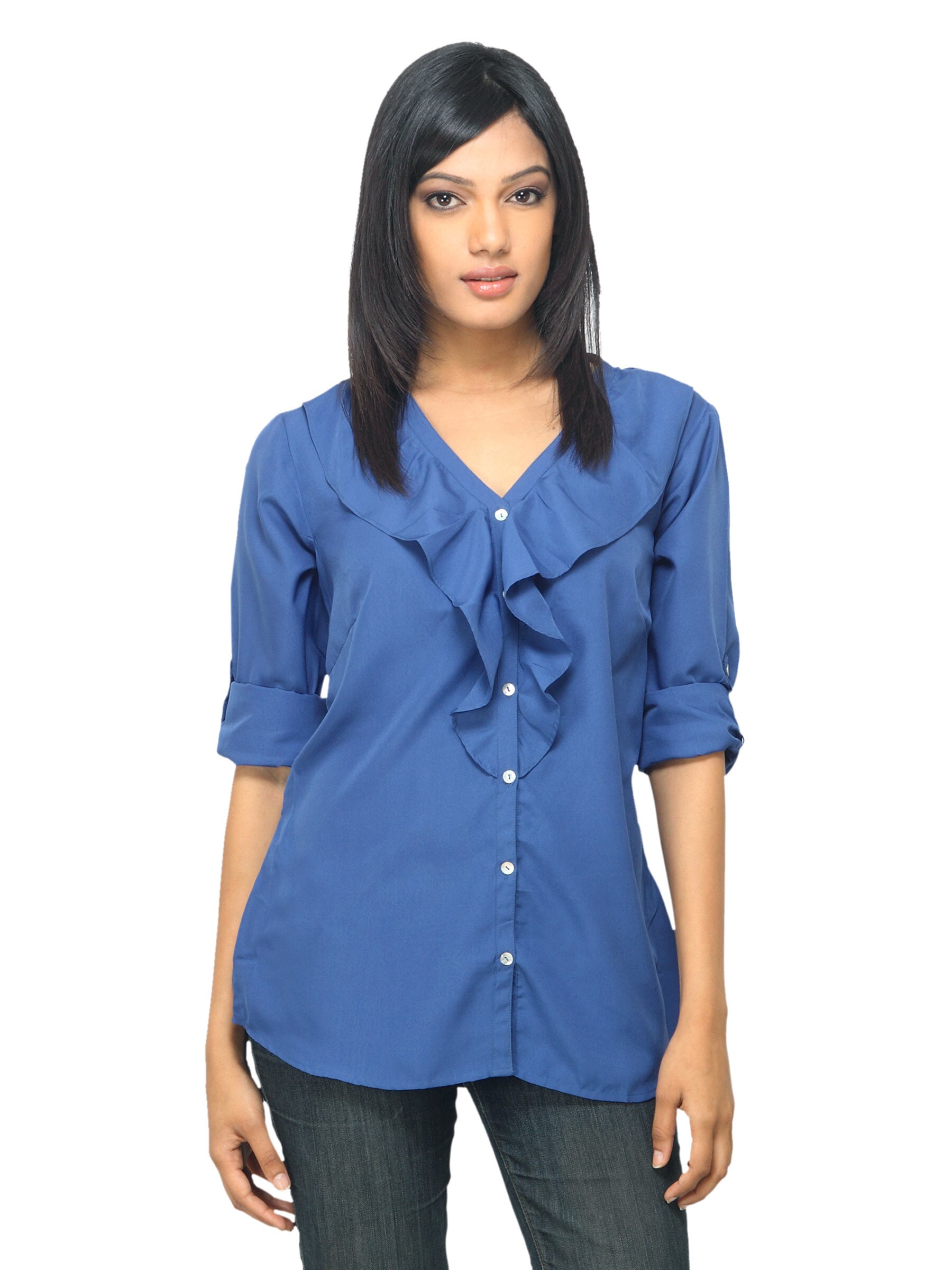 Femella Women Blue Shirt