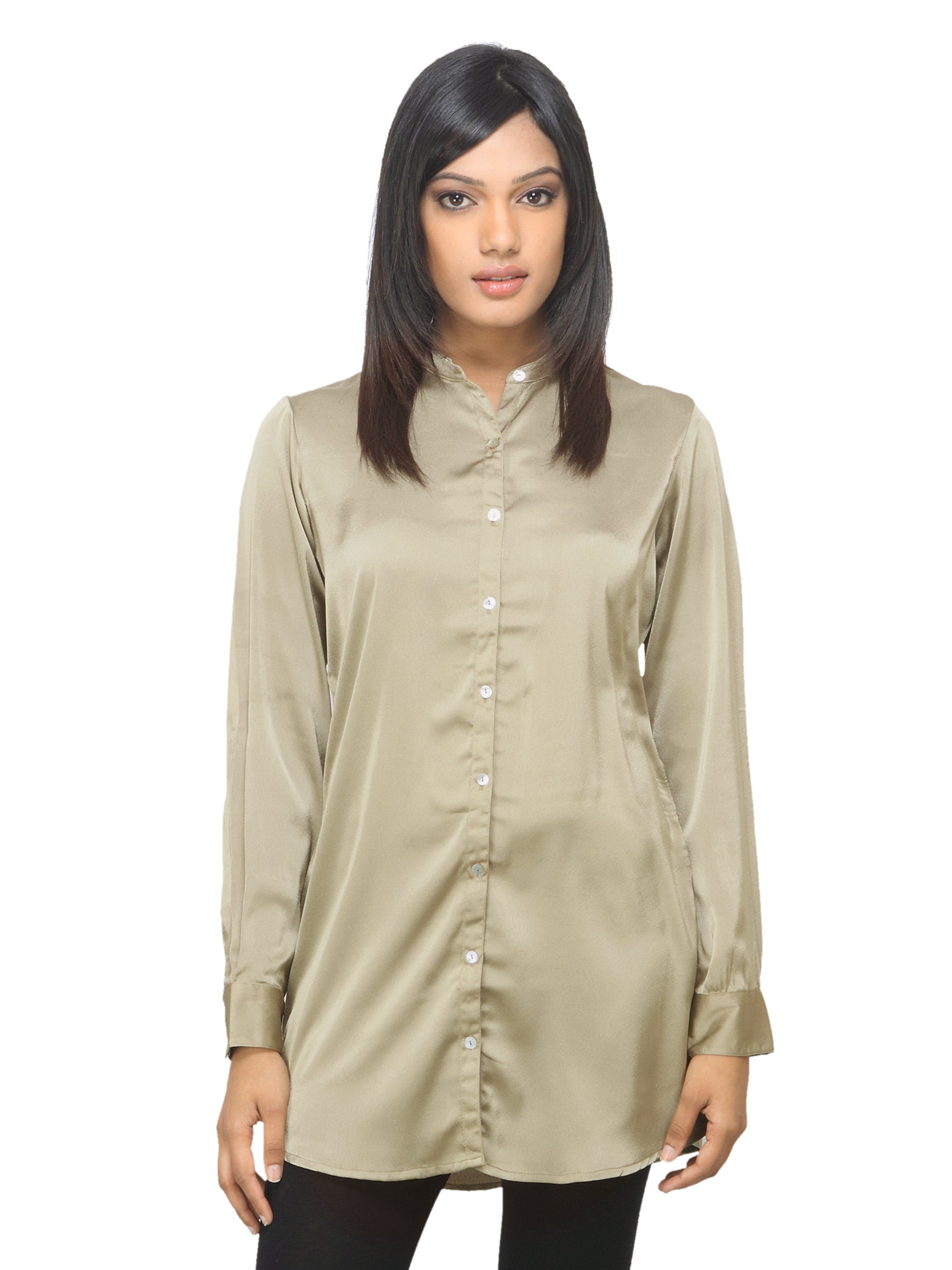 Femella Women Gold Shirt