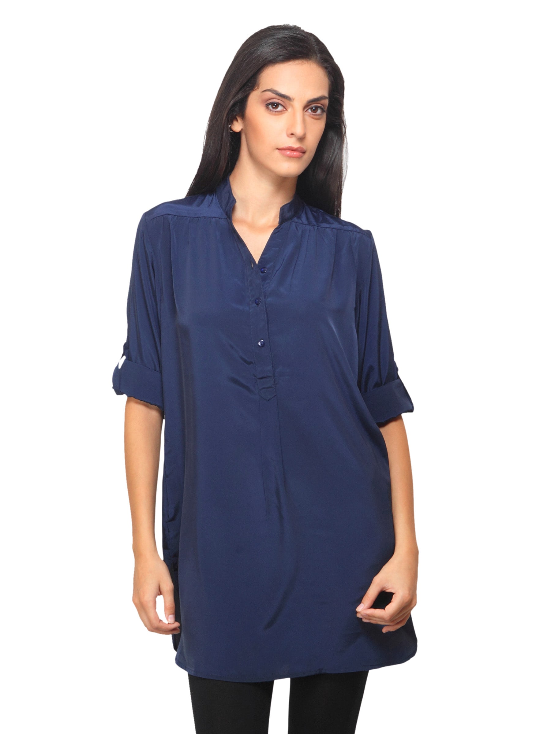 Femella Women Navy Blue Top