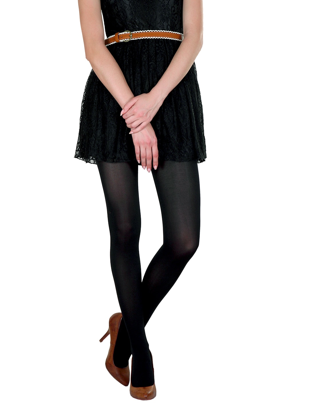 Femella Women Black Stockings