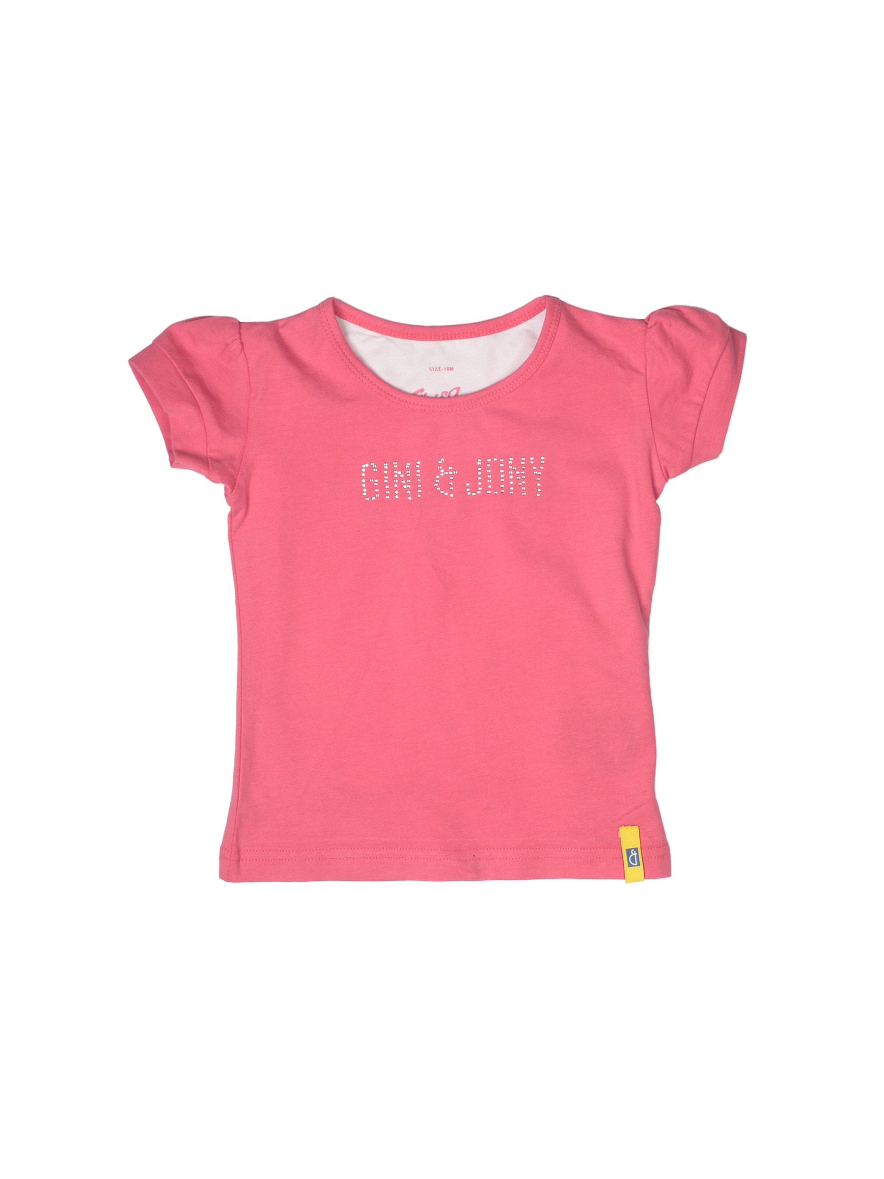 Gini and Jony Girls Peach Top