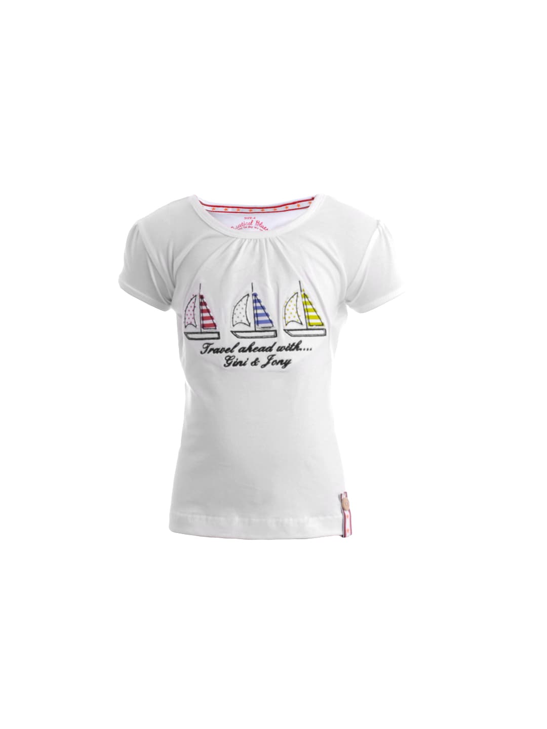 Gini and Jony Girls White Top