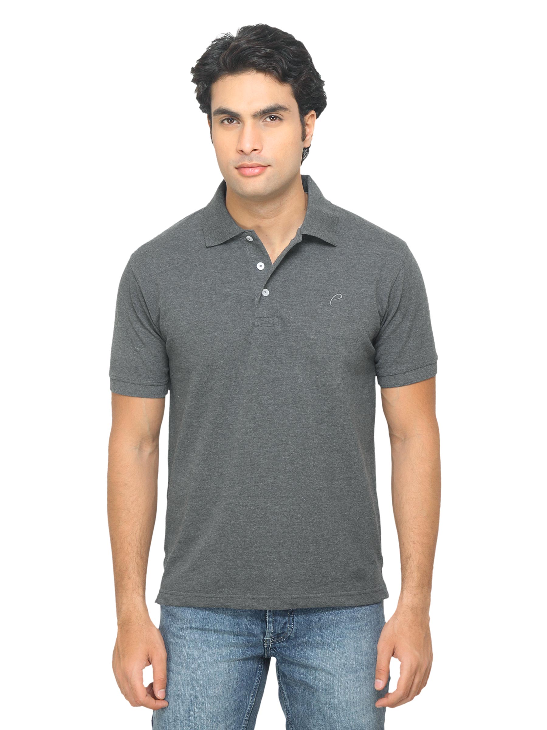 Proline Men Grey T-shirt