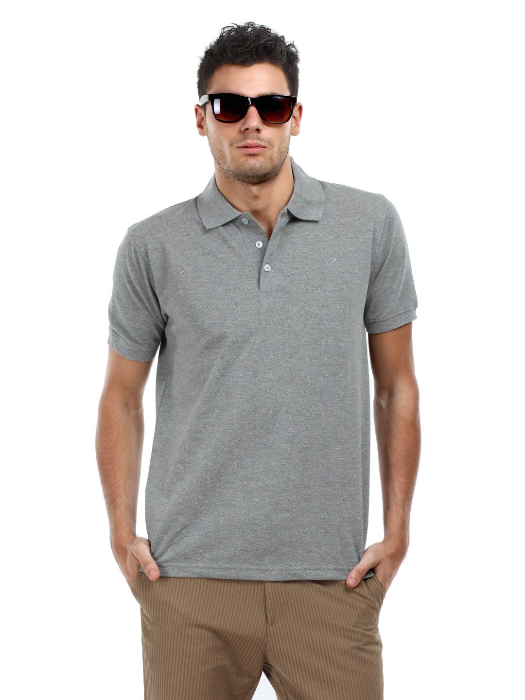 Proline Grey Polo T-shirt