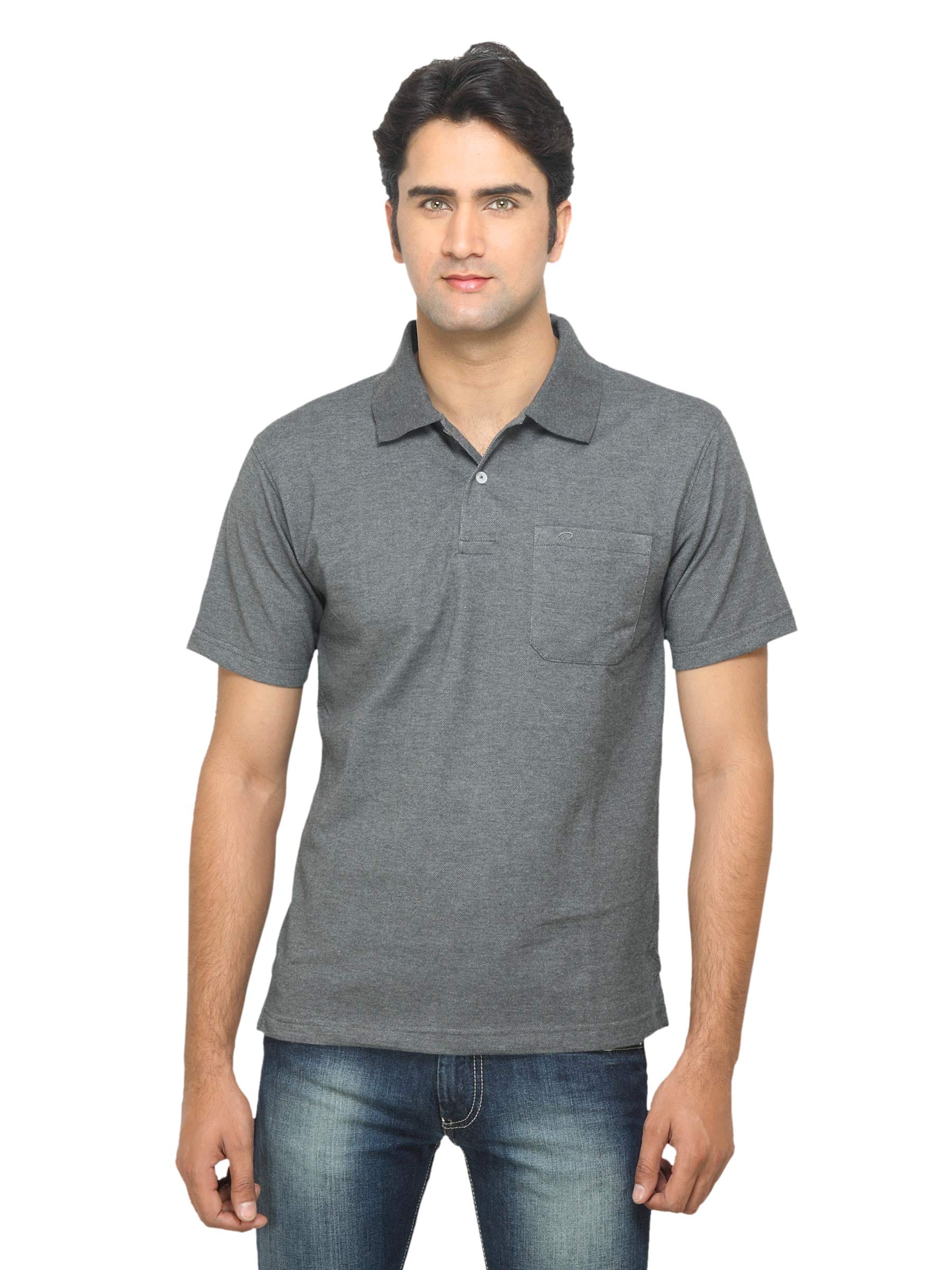 Proline Men Grey T-shirt