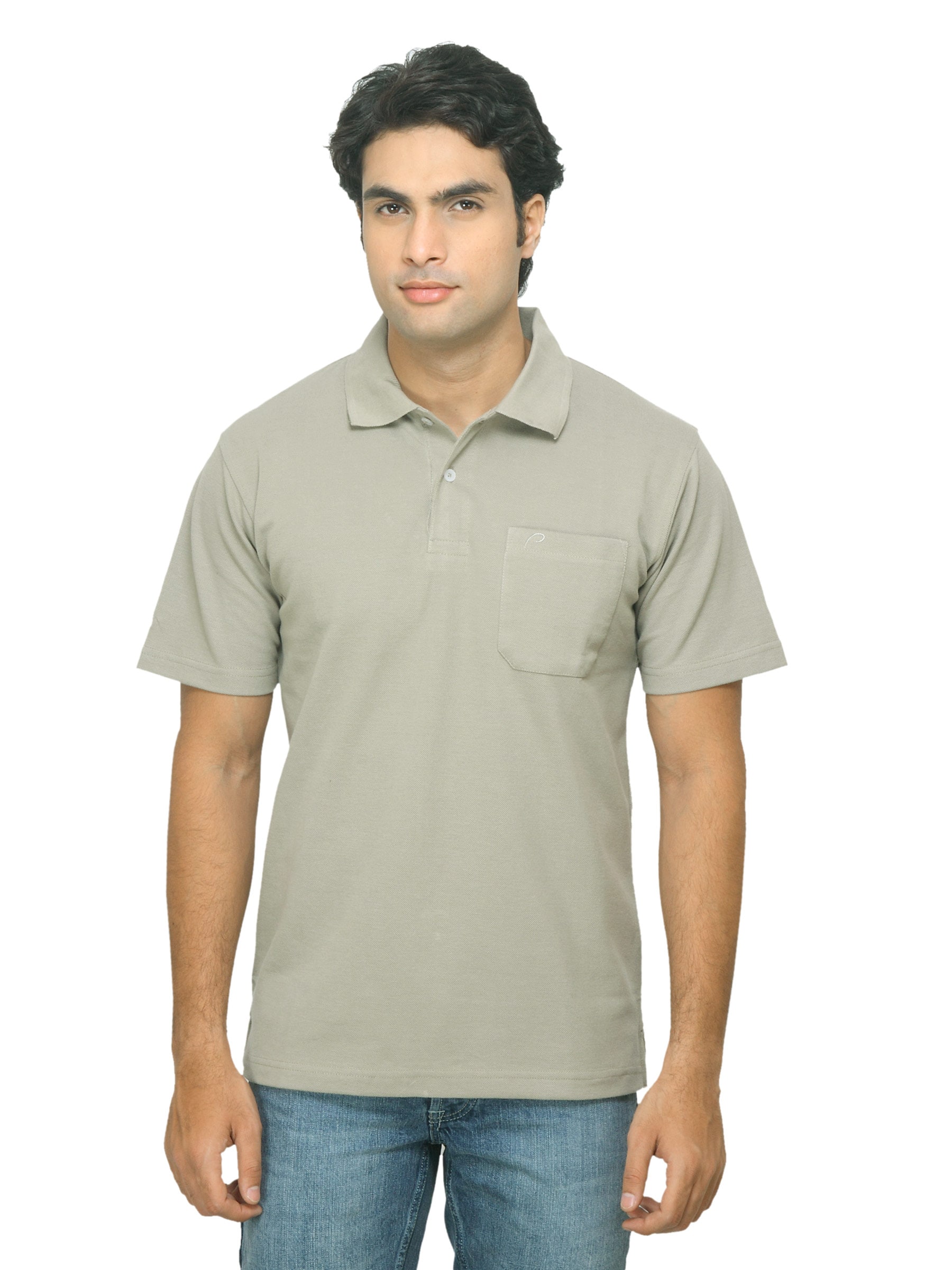 Proline Men Grey T-shirt