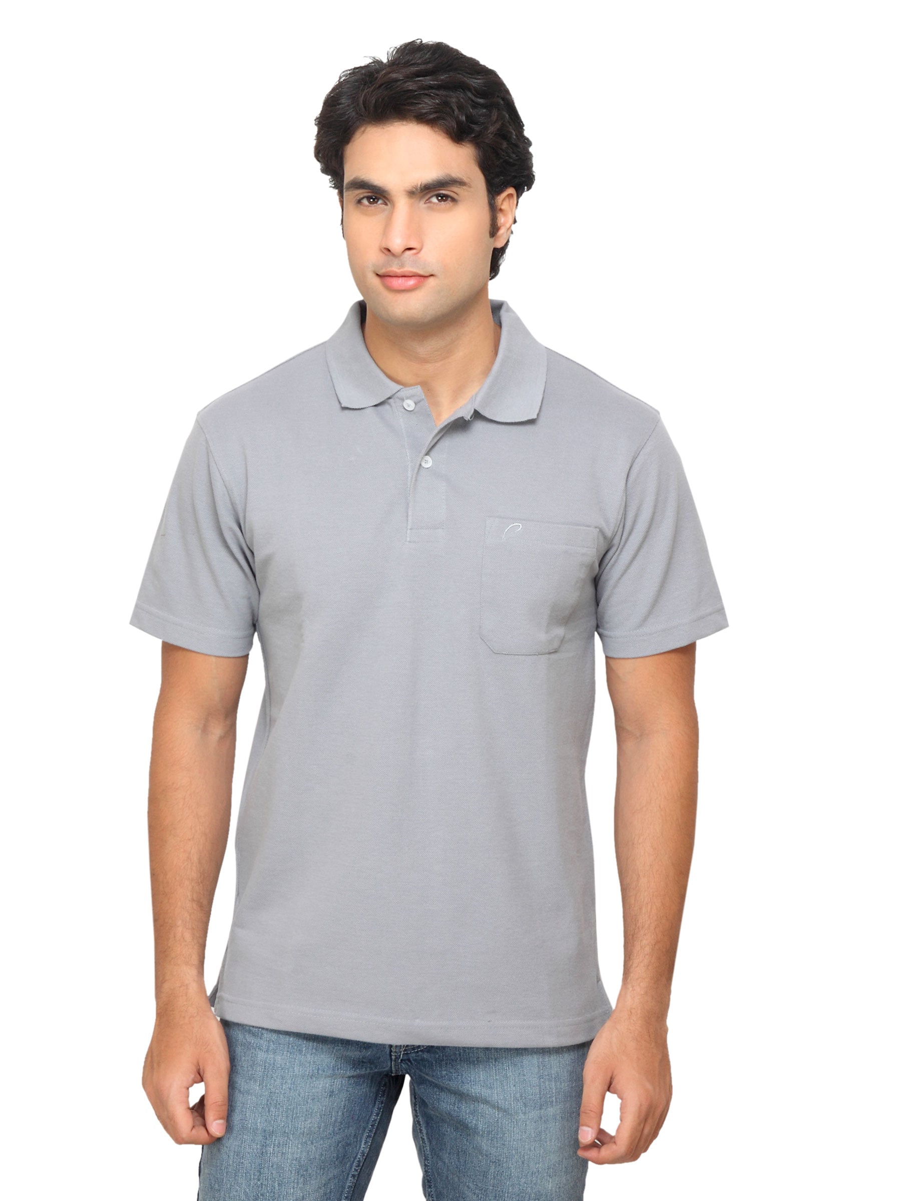 Proline Men Grey T-shirt