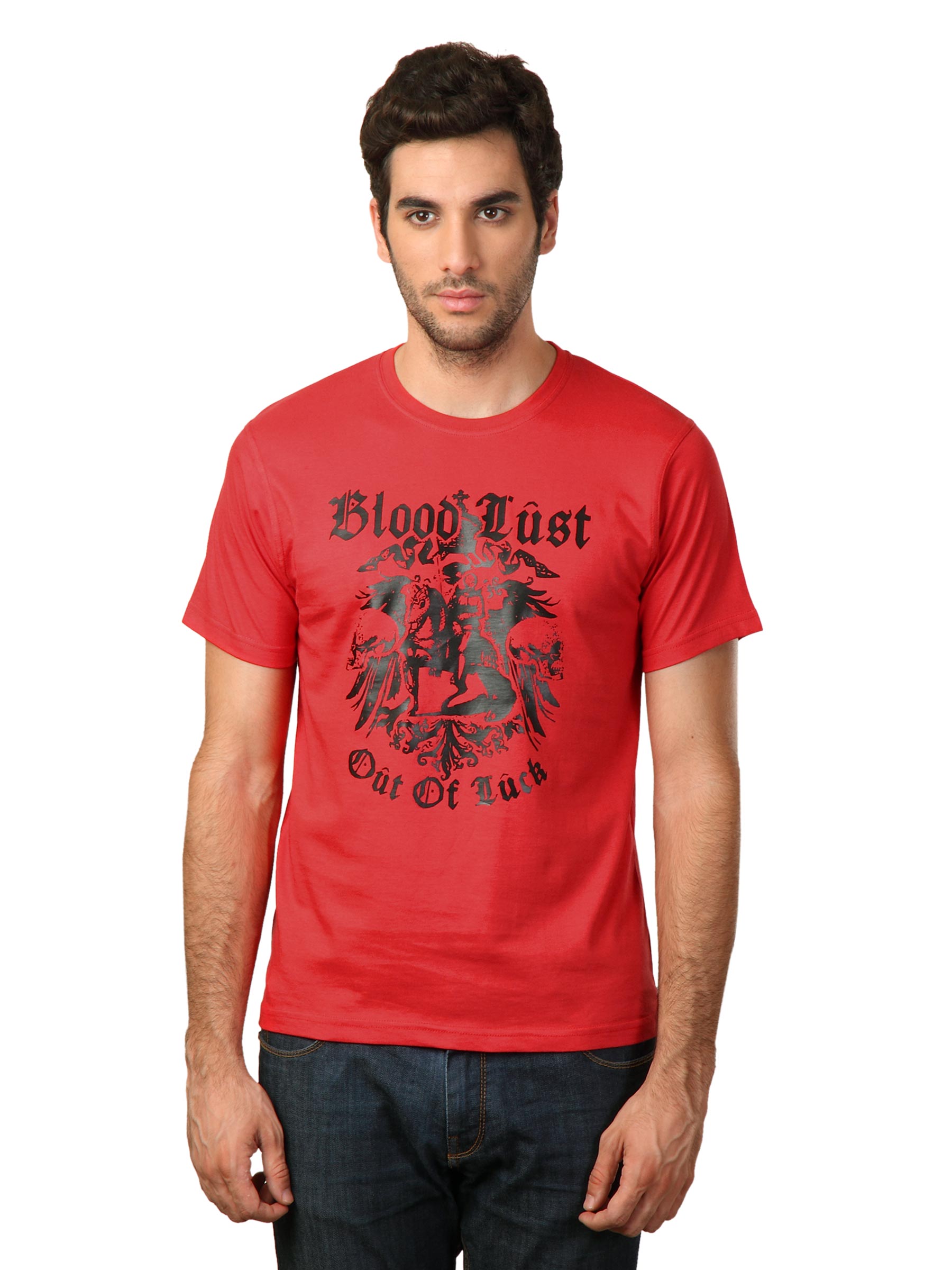 Myntra Men Blood Lust Red T-shirt
