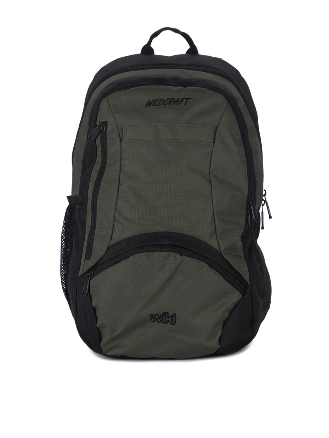 Wildcraft Unisex Olive Green & Black Backpack