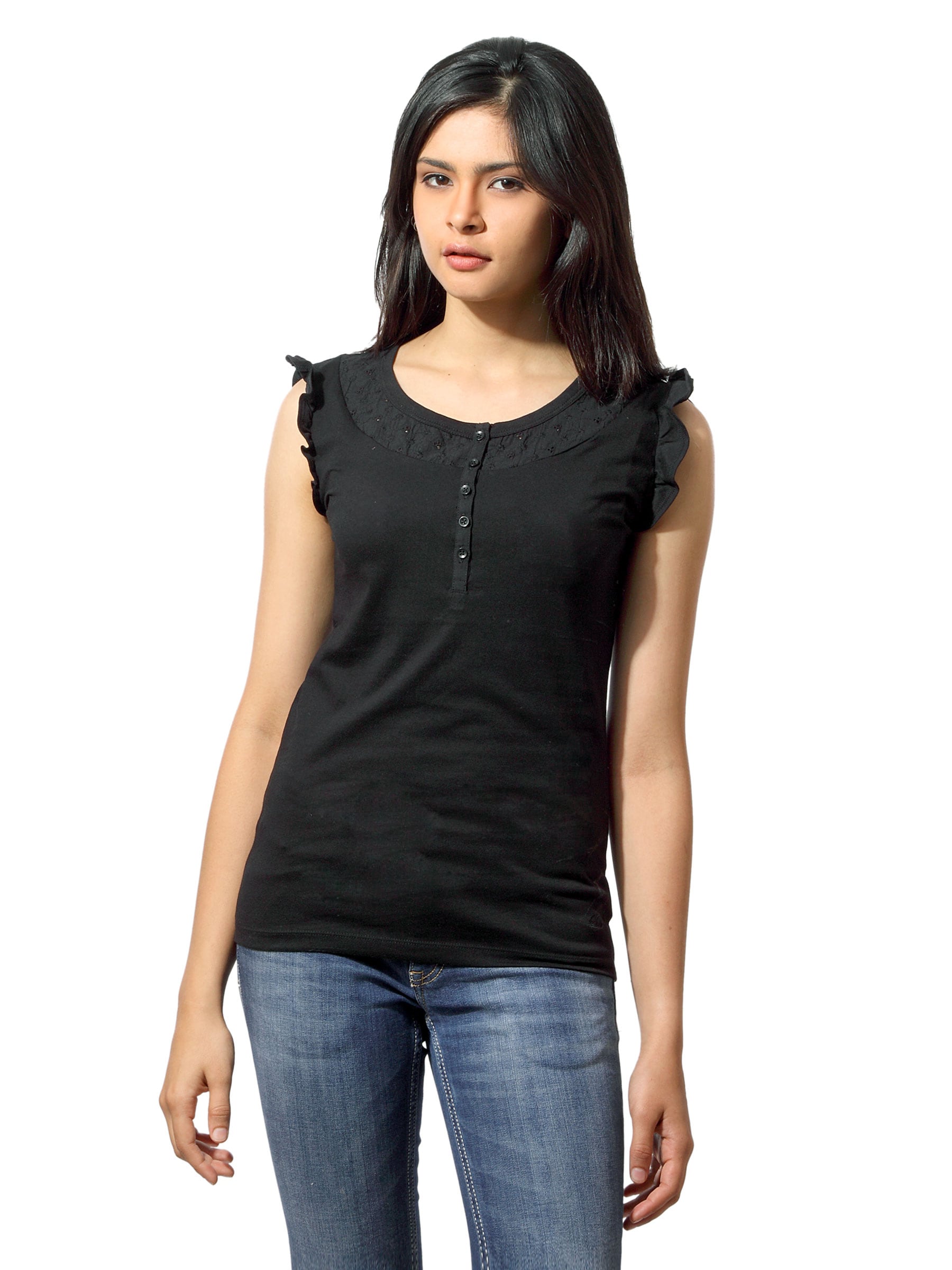 Lee Women Pepper Black Top