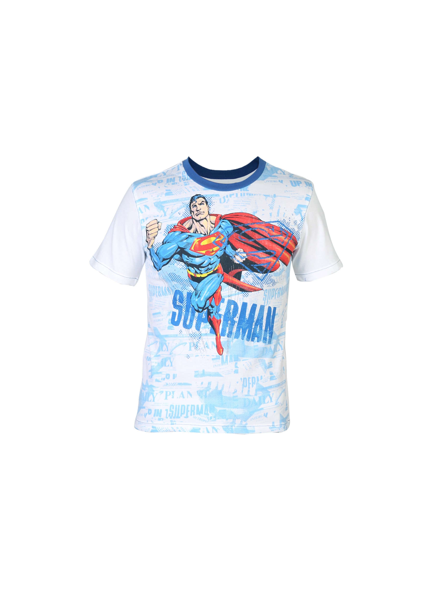 Superman Boys Crew White T-shirt