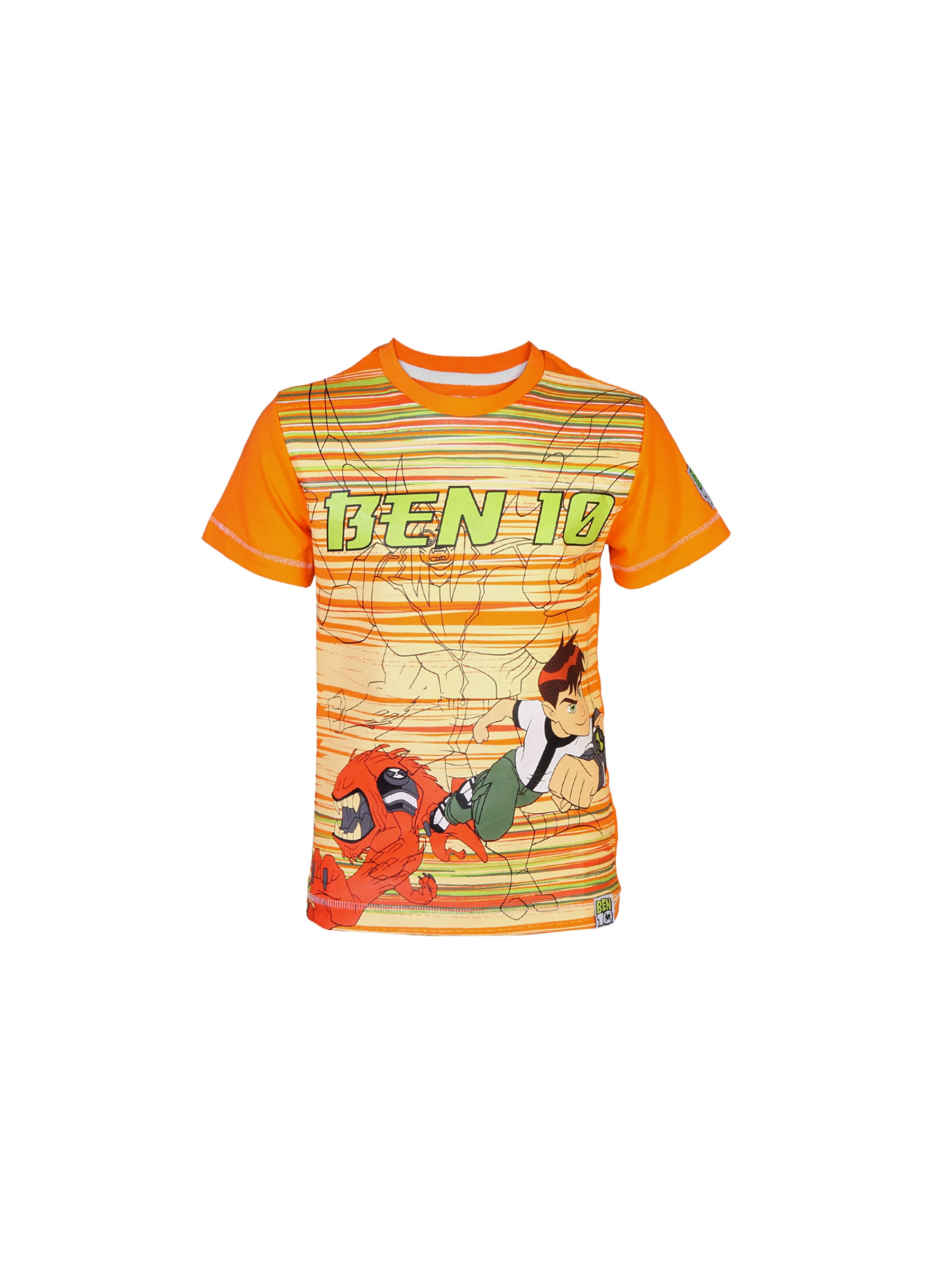 Ben 10 Boys Crew Orange T-shirt