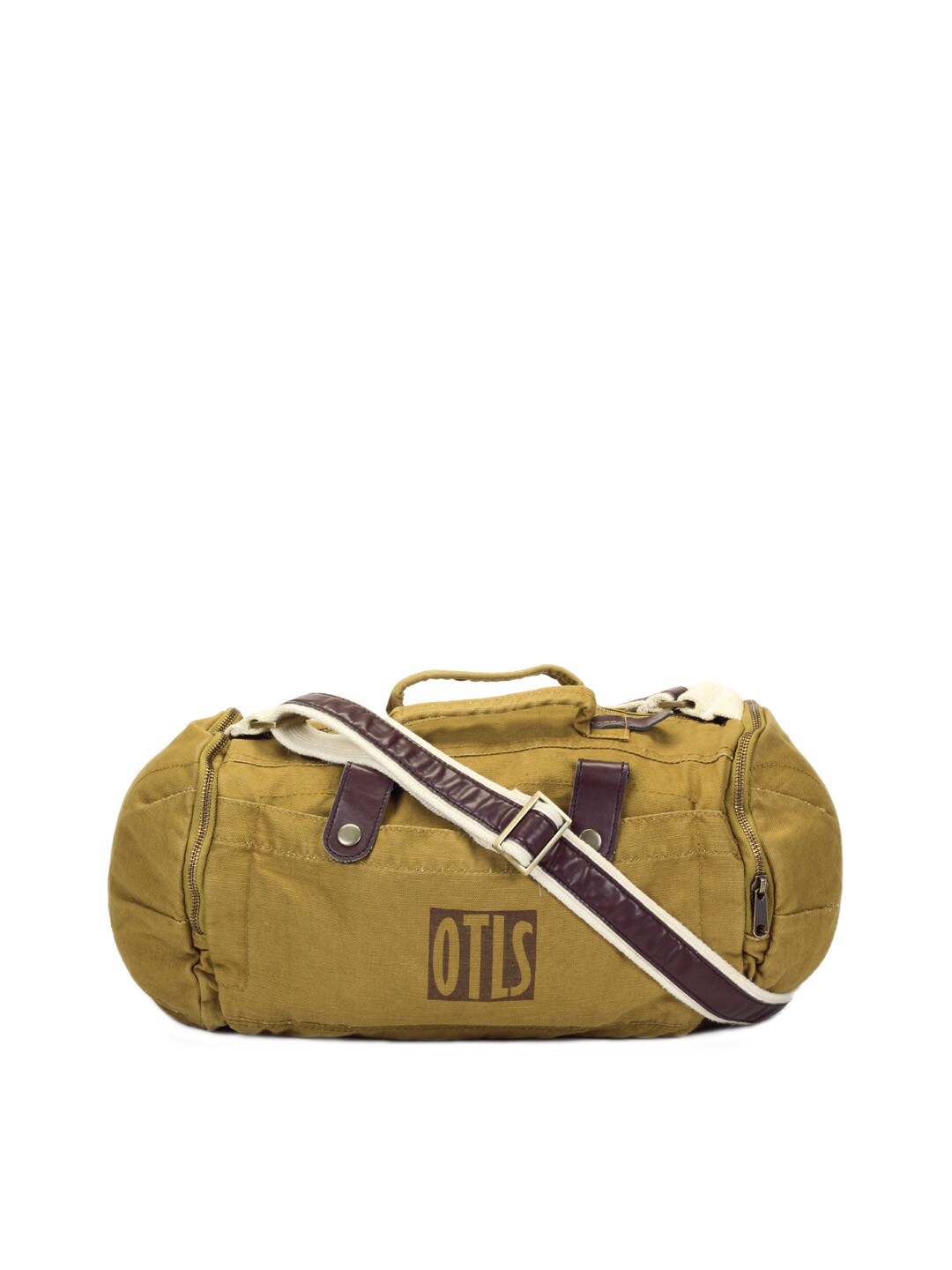 OTLS Unisex Mustard Brown Duffle Bag