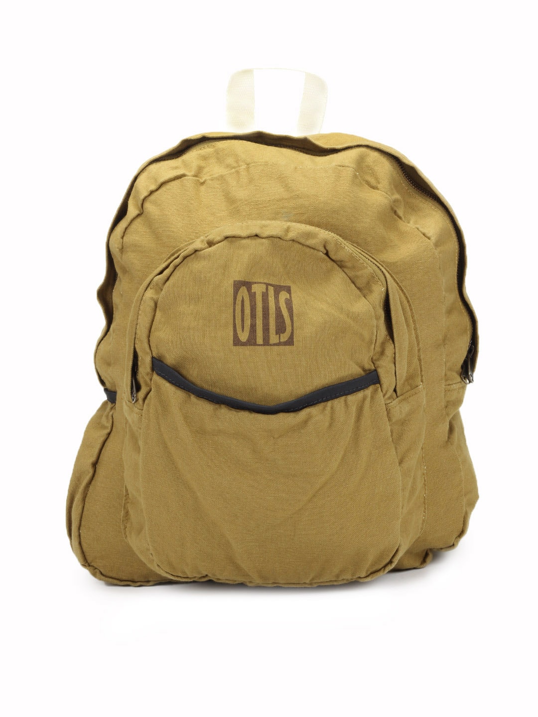 OTLS Unisex Mustard Brown Backpack