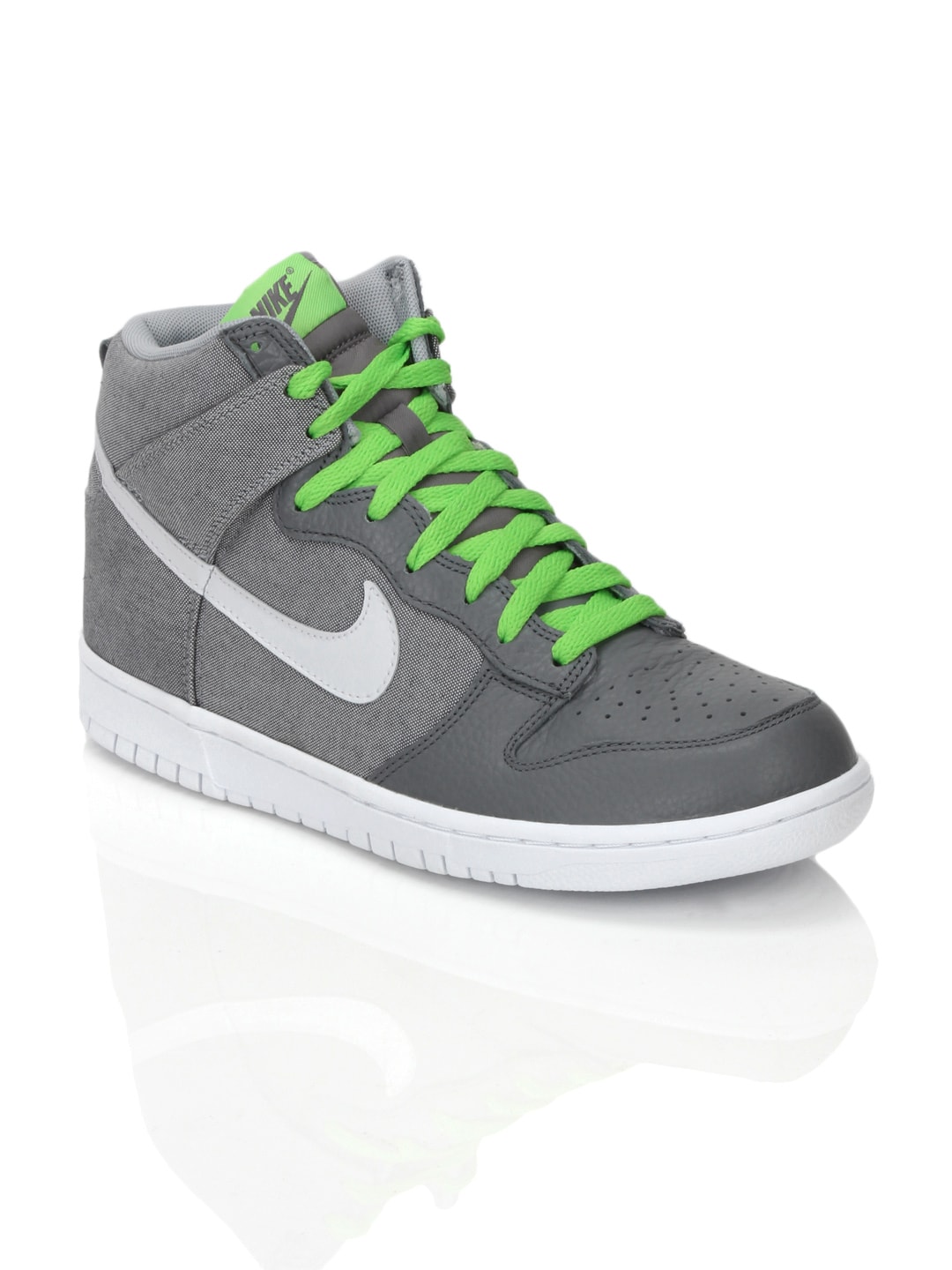 Nike Men Dunk High Grey Shoes