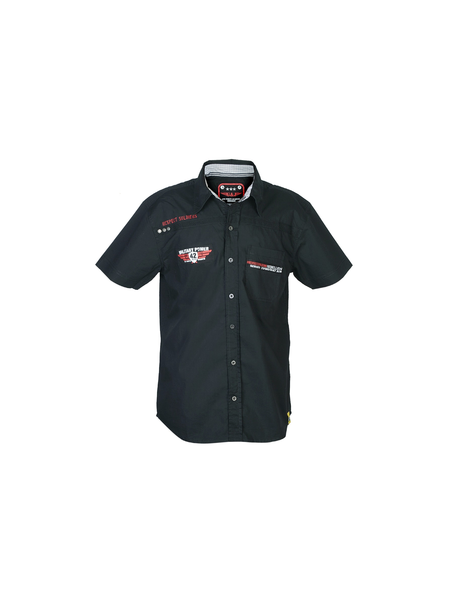 Gini Jony Boys Black Shirt