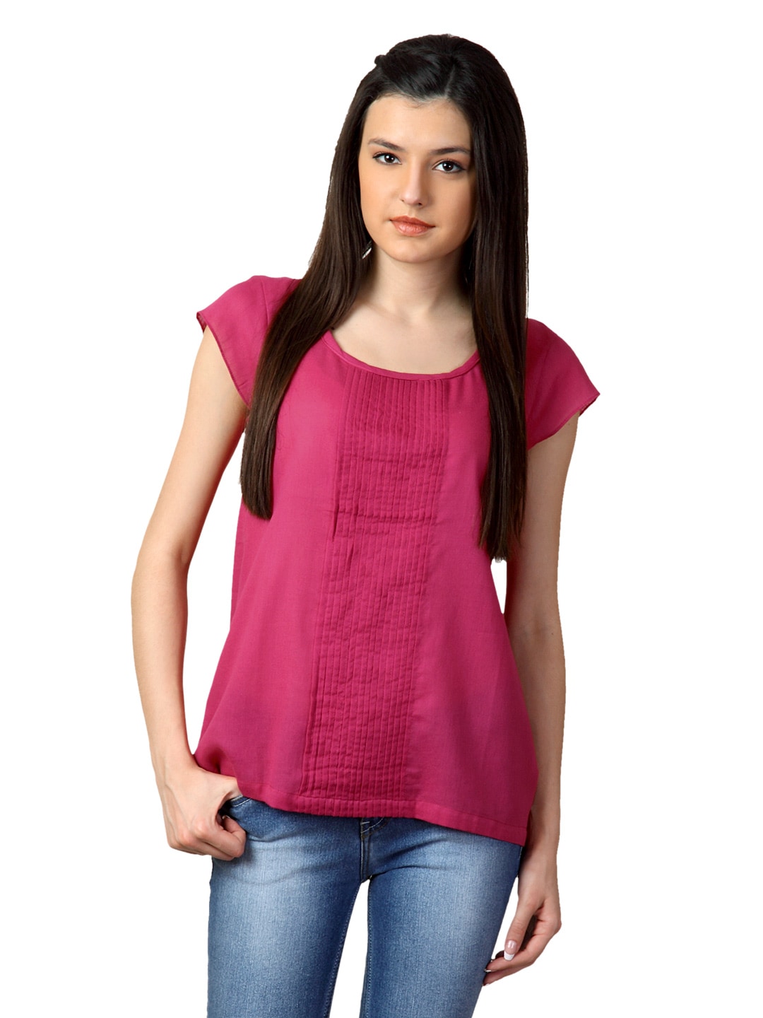 W Women Dark Pink Top