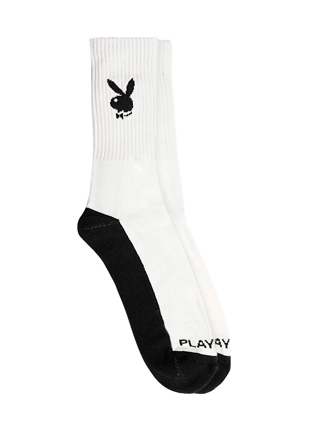Playboy Men Black and White Socks