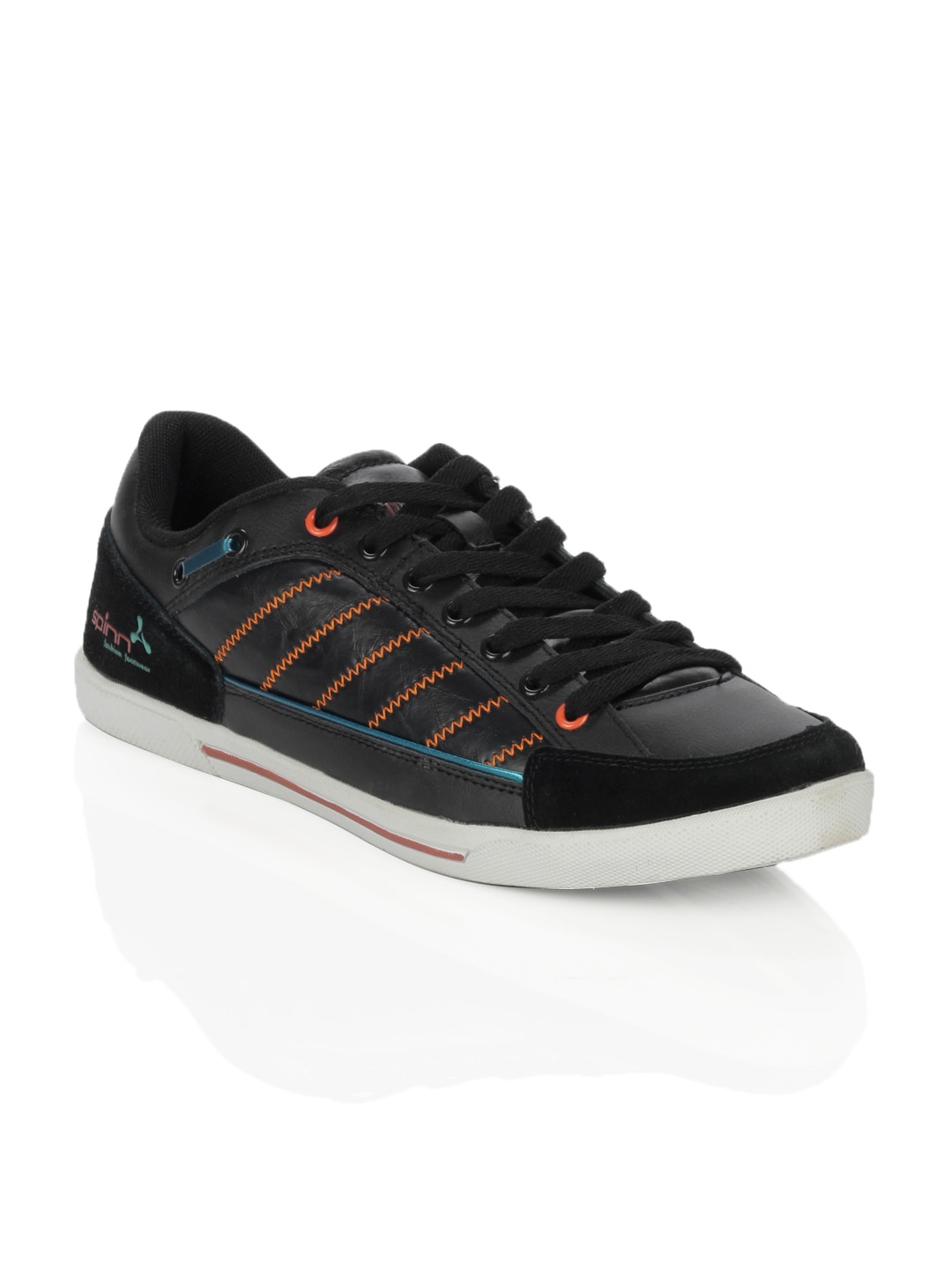 Spinn Men Conniver Black Shoes