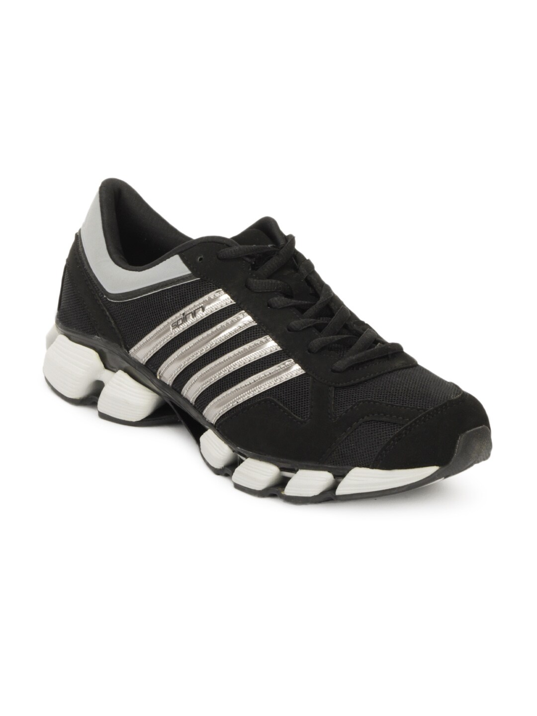 Spinn Men Cubic Black Sports Shoes