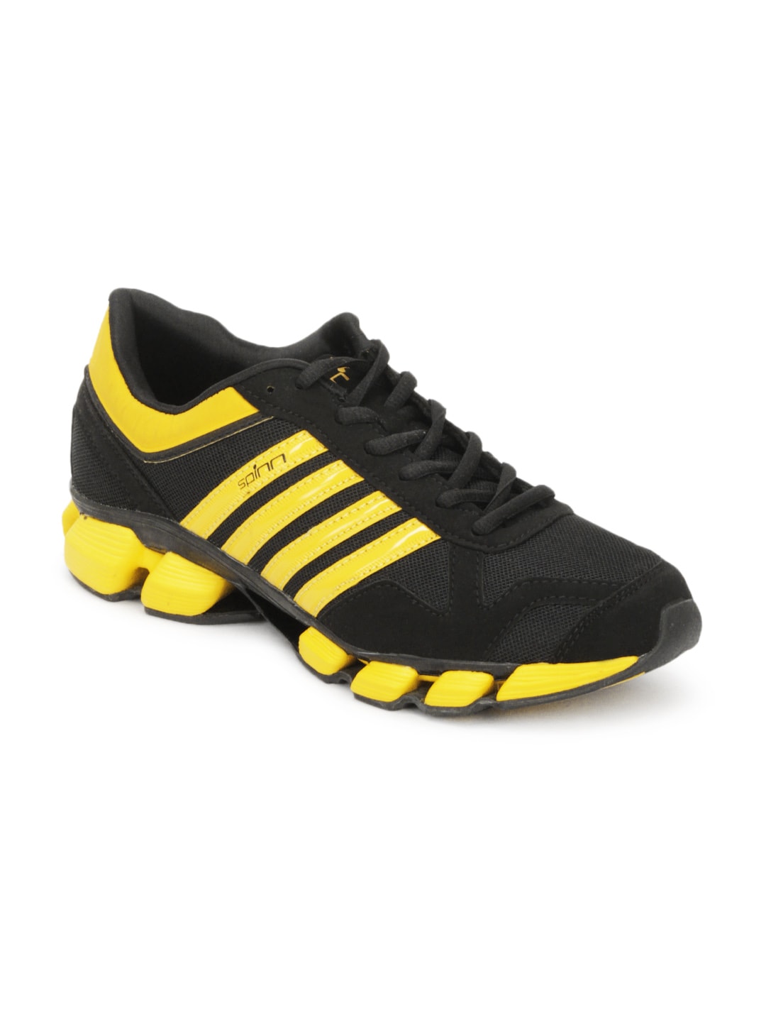 Spinn Men Cubic Black Sports Shoes