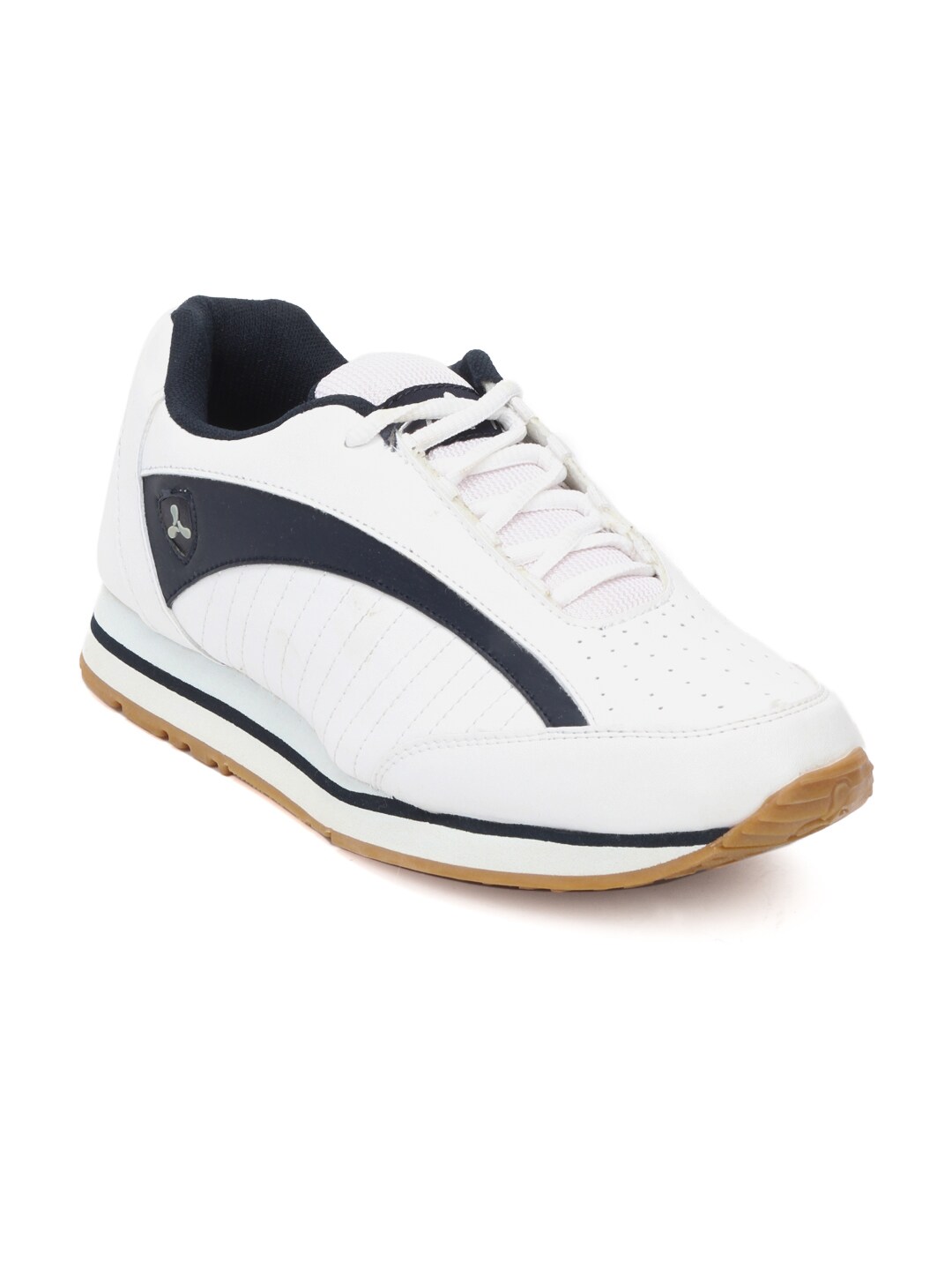 Spinn Men Techno White Sports Shoes