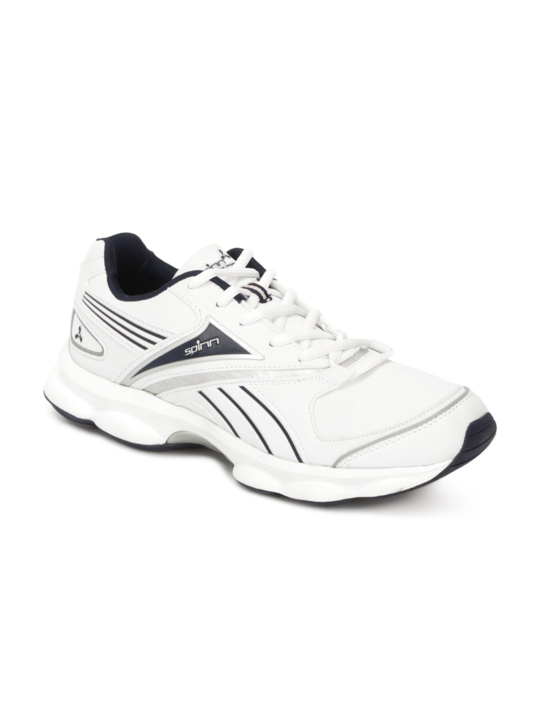 Spinn Men Texan White Sports Shoes