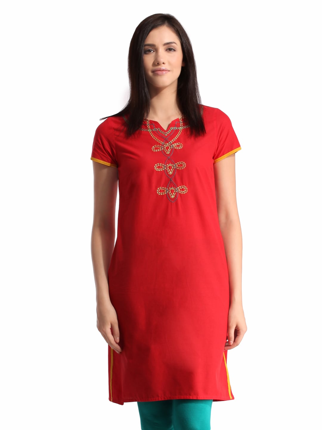 Folklore Women Red Kurta