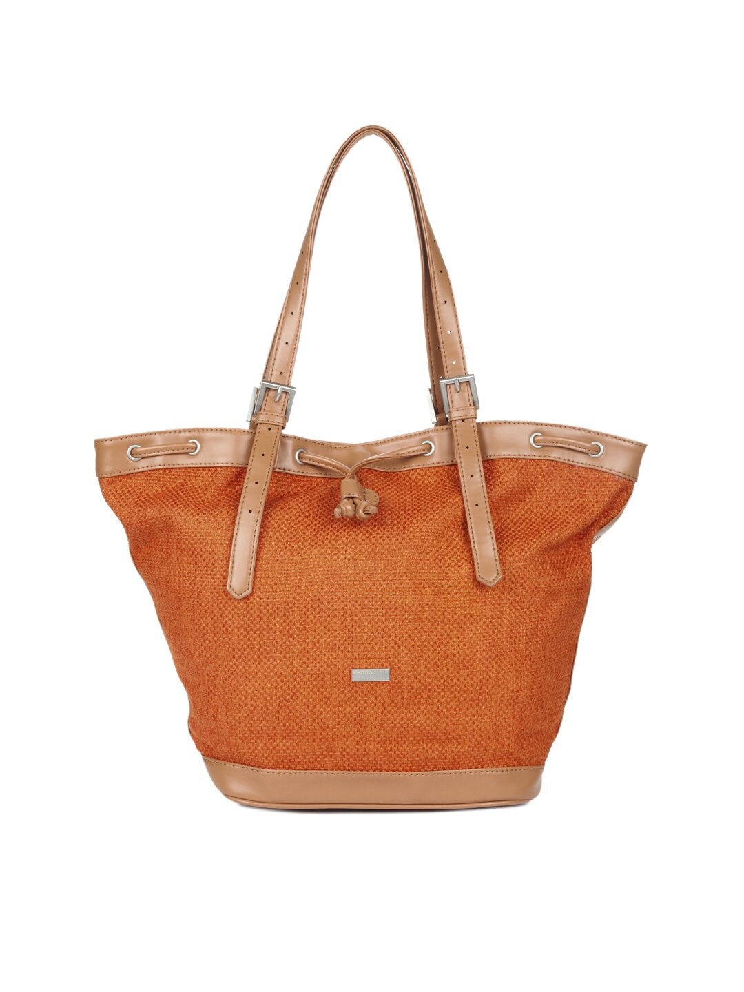 United Colors of Benetton Women Orange Handbag