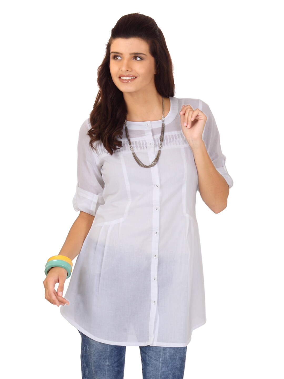 AND by Anita Dongre Women White Tunic