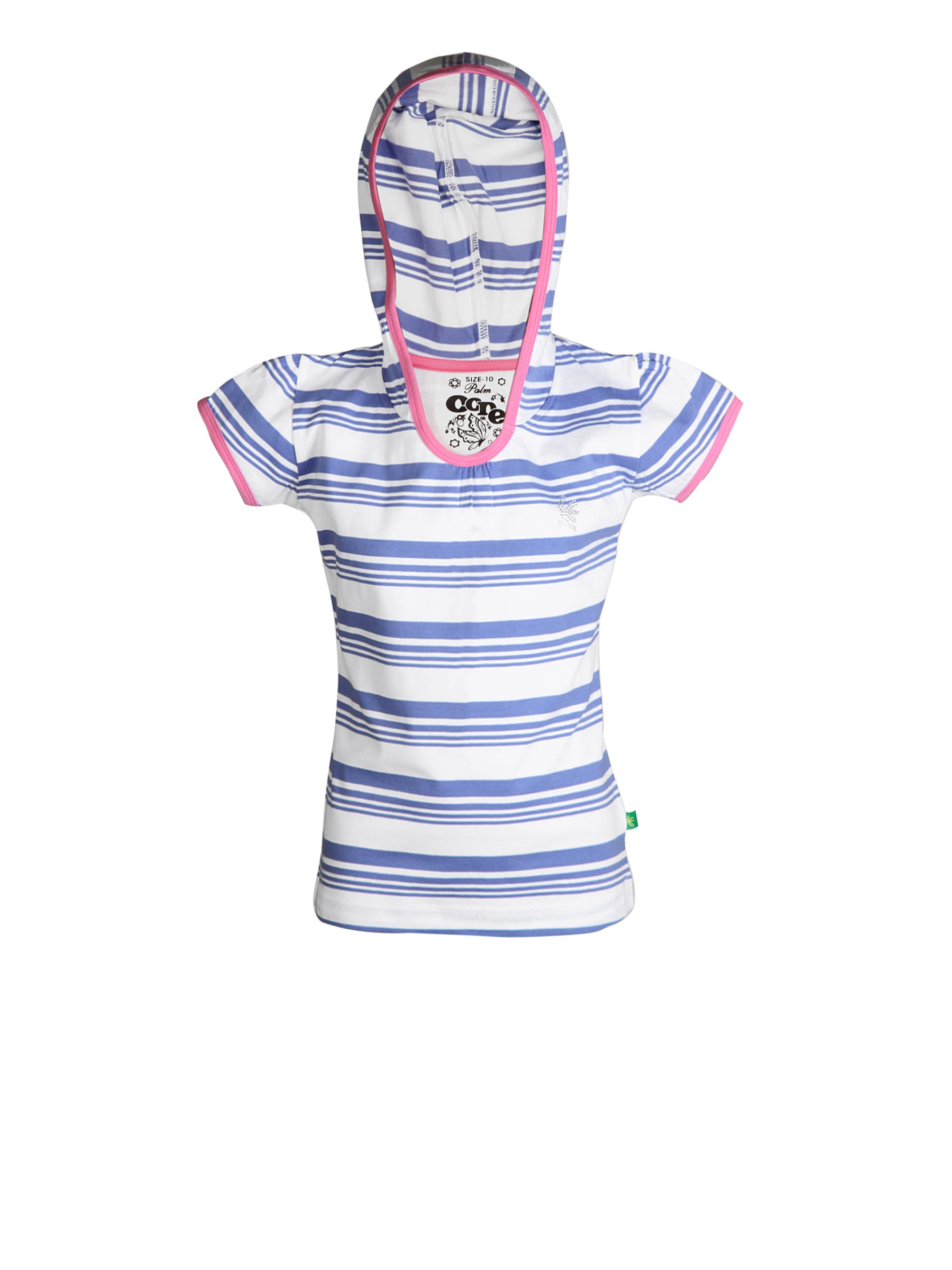 Gini and Jony Girls Striped Blue Top