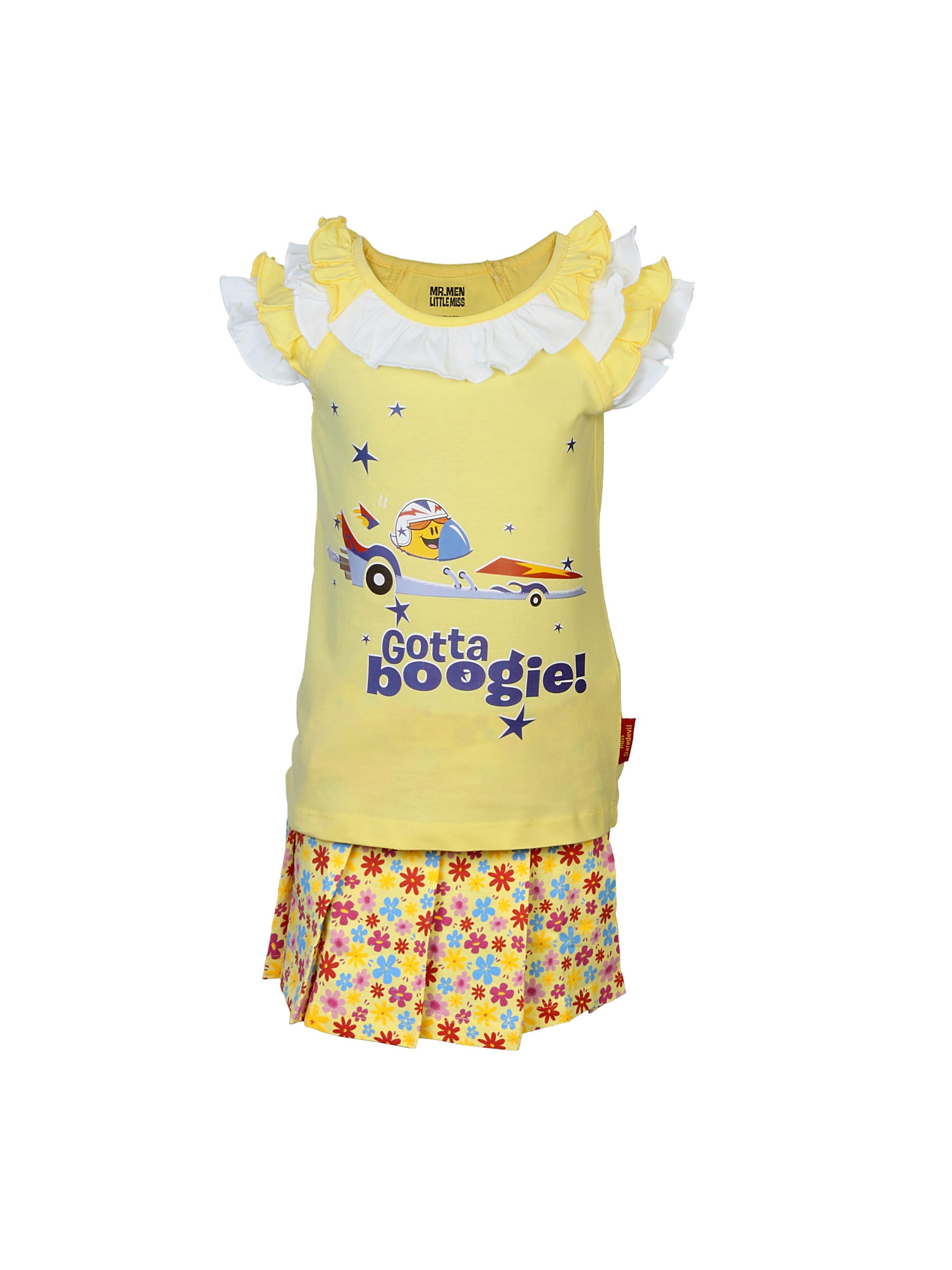 Little Miss Girls Blazing Yellow Clothing Set