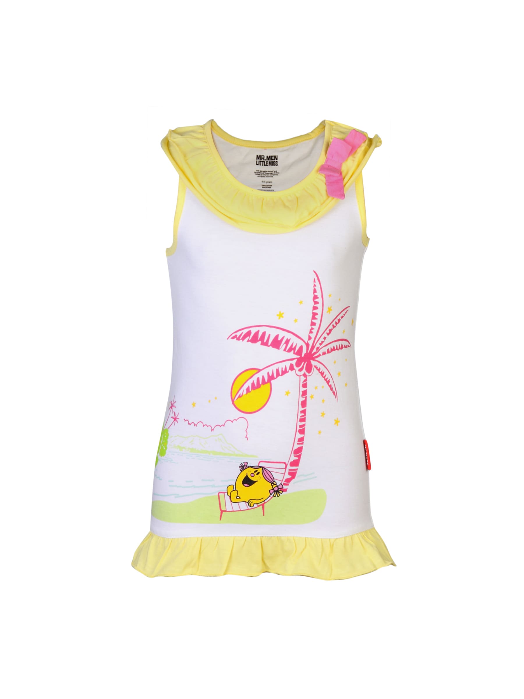 Little Miss Girls Blazing White Top