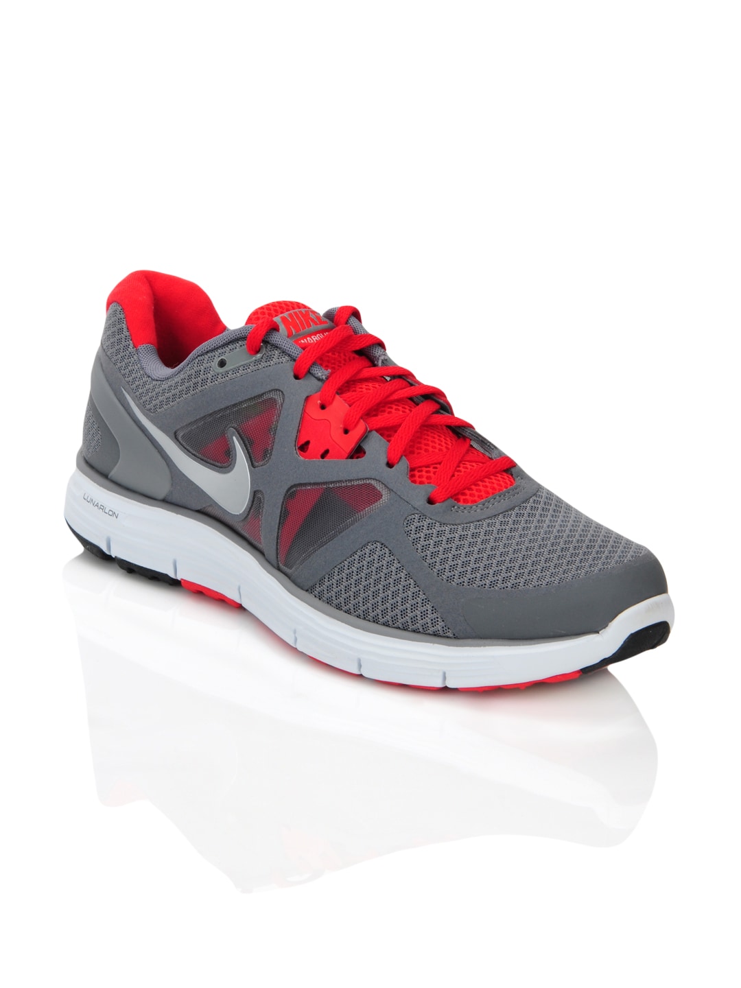 Nike Men Lunarglide Grey Sports Shoes