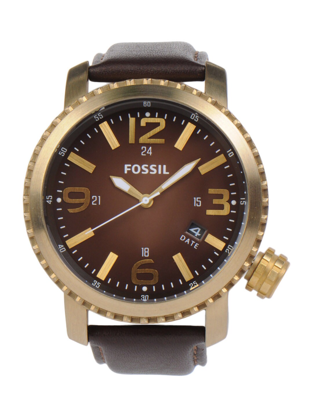 Fossil Men Brown Dial Watch DE1002