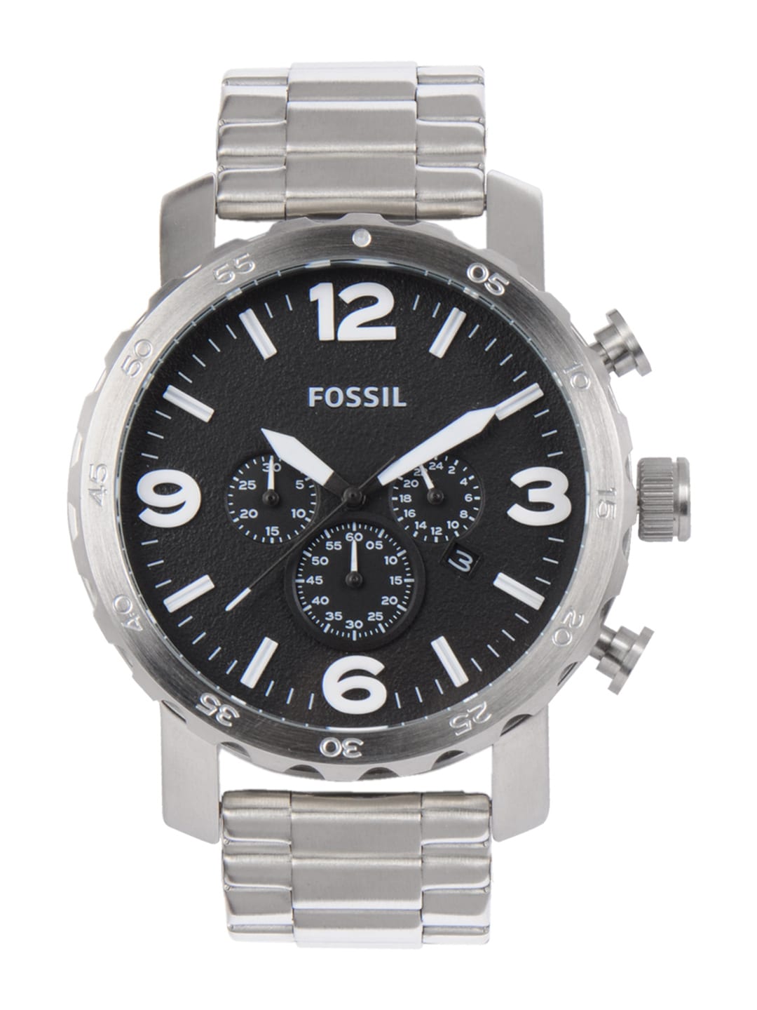 Fossil Men Black Dial Chronograph Watch JR1353