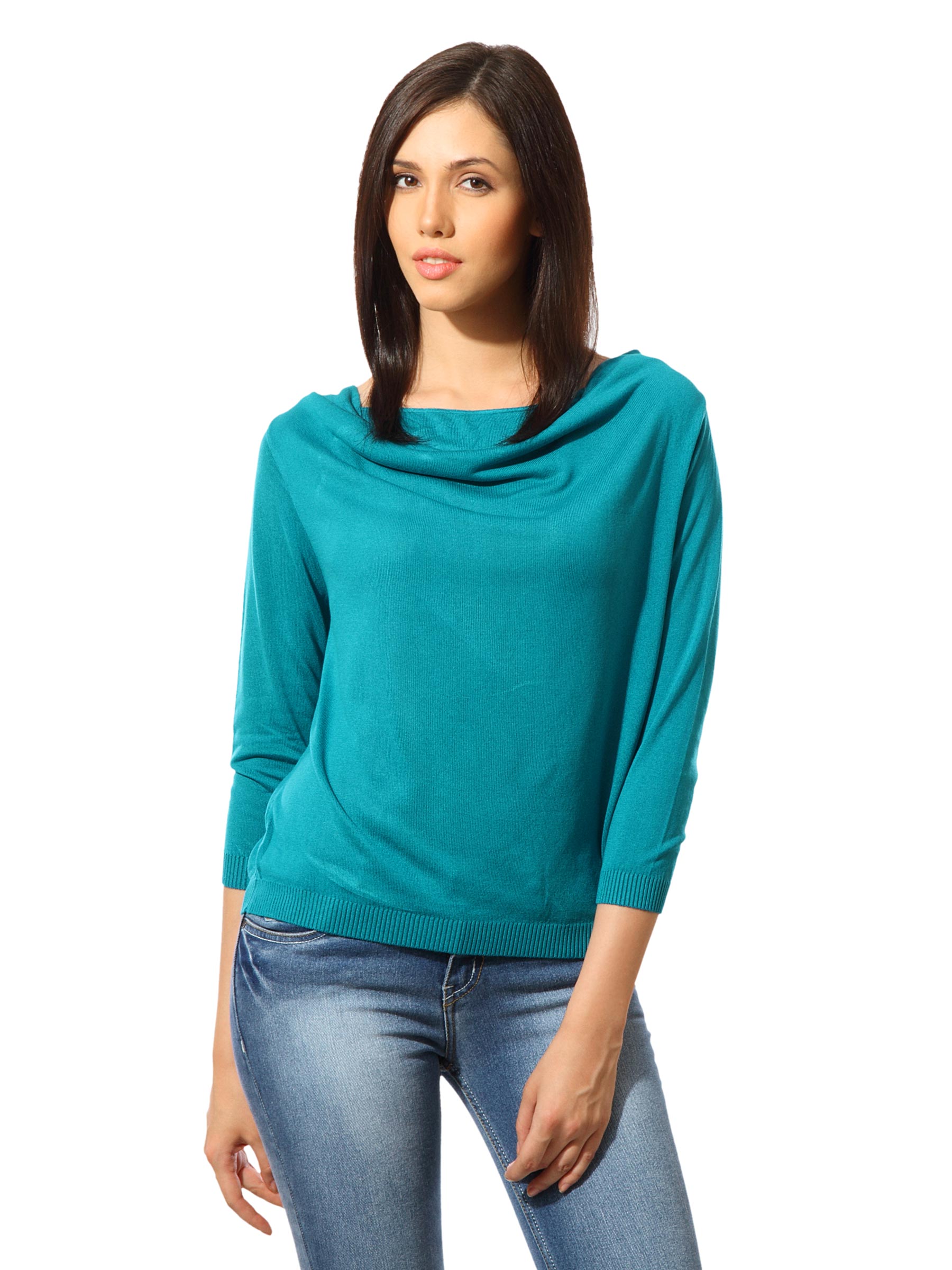 United Colors of Benetton Women Blue Top