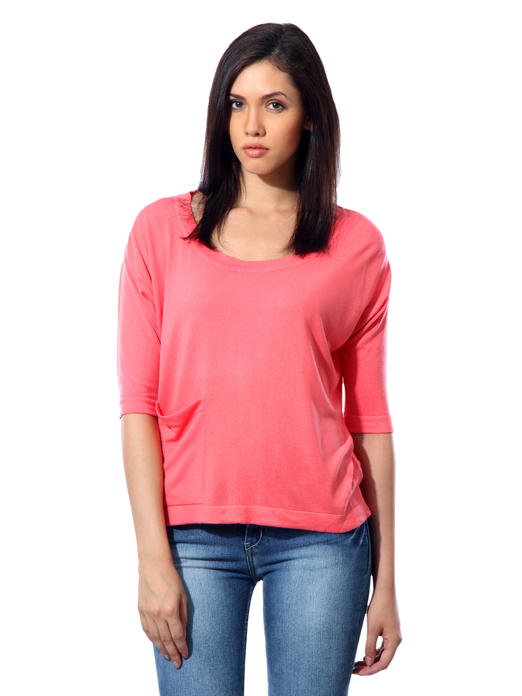 United Colors of Benetton Women Peach Top